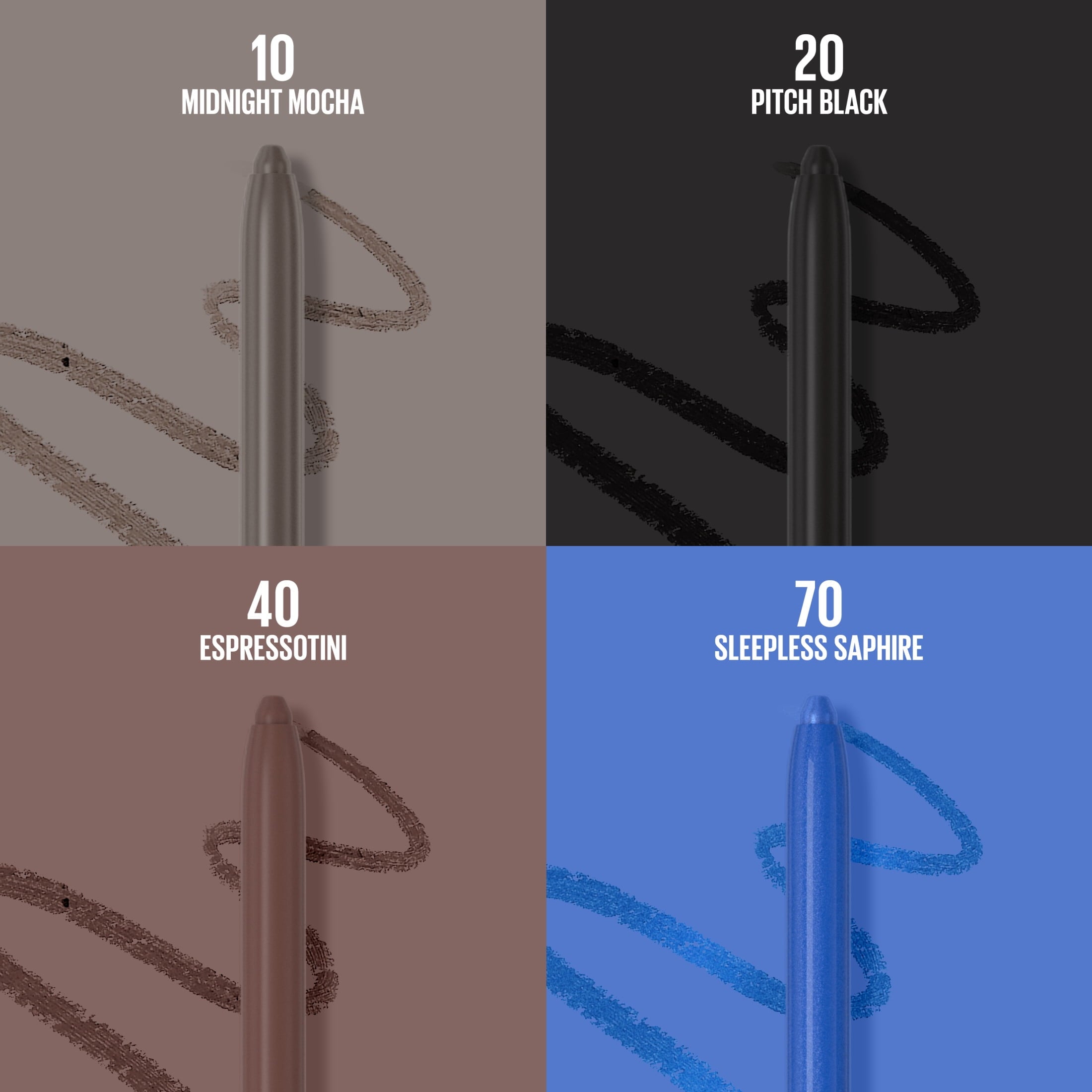 Maybelline Tattoo Studio Gel Waterproof Eyeliner Pencil, Sleepless Sapphire