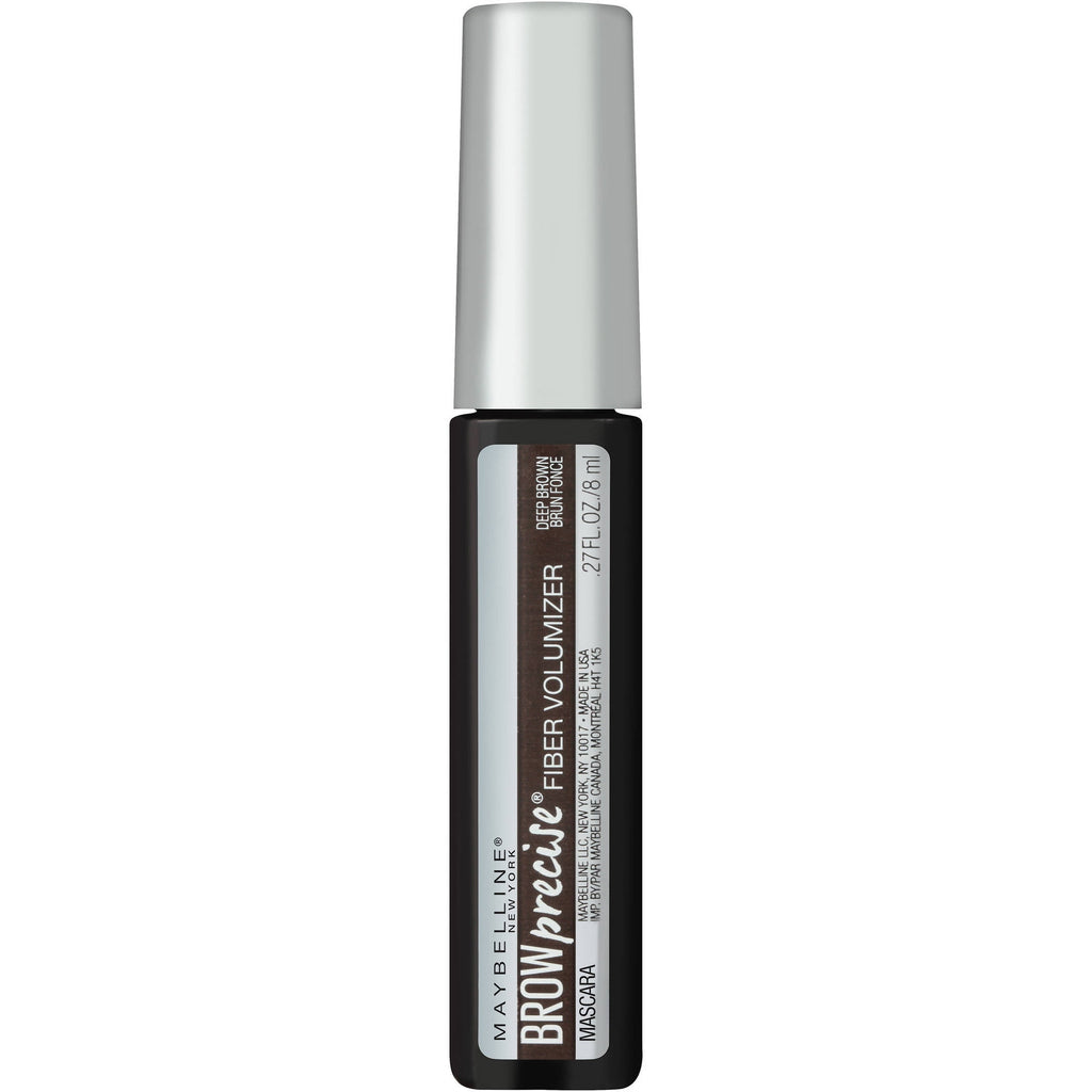 Maybelline Brow Precise Fiber Volumizer Brow Mascara, Deep Brown