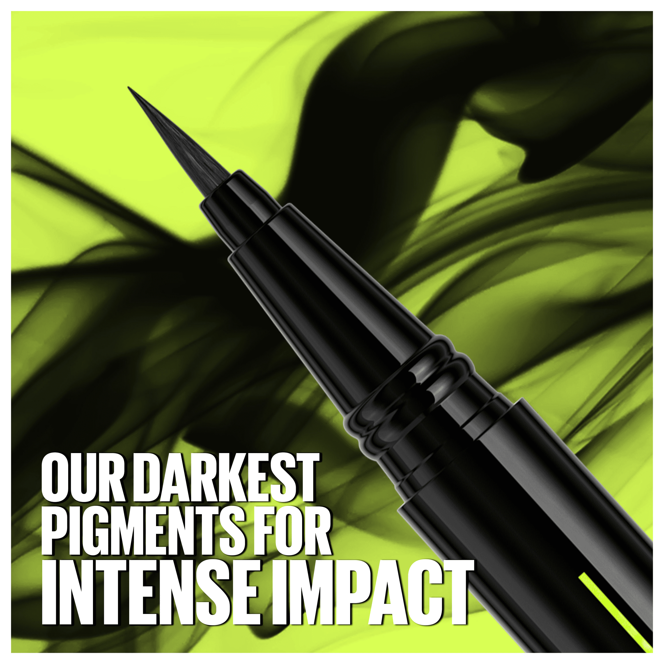Maybelline Tattoo Studio Ink Pen Waterproof Liquid Eyeliner, Matte Black, 0.03 fl oz
