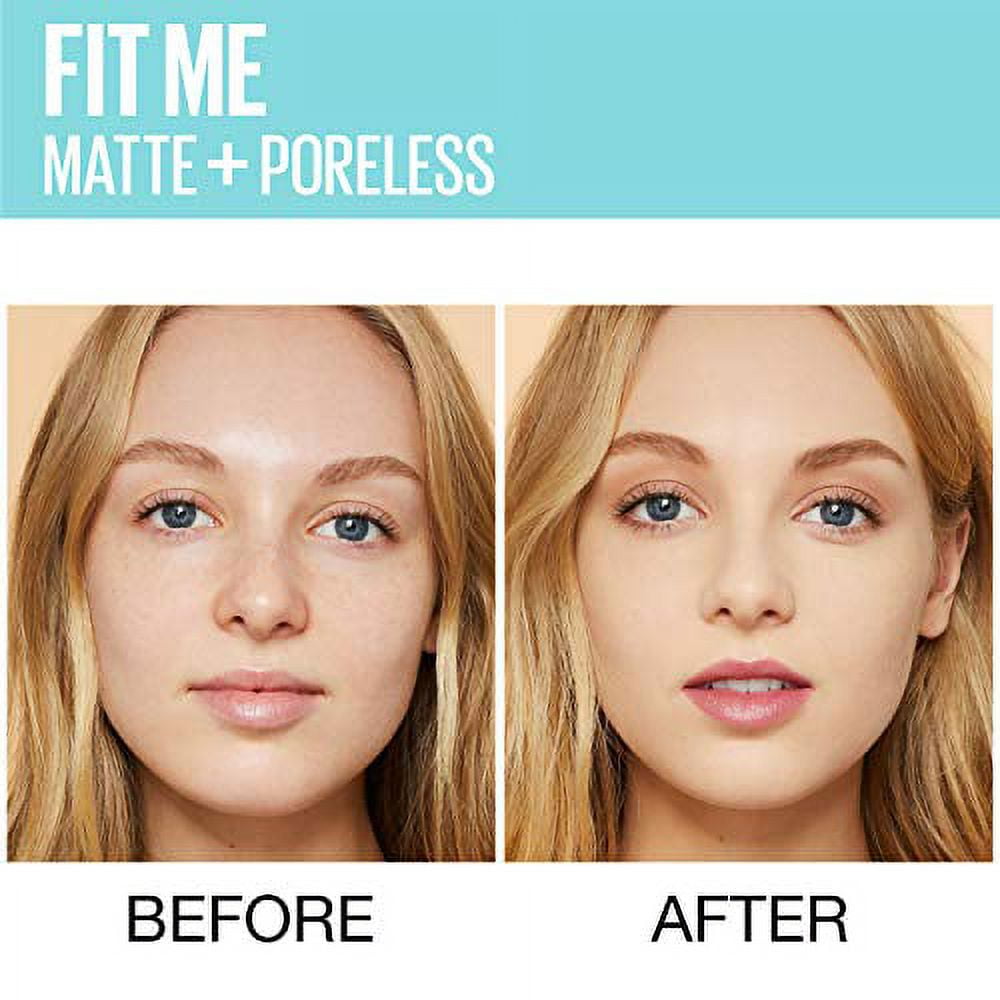Maybelline Fit Me Matte + Poreless Liquid Foundation, Normal To Oily, 115 Ivory