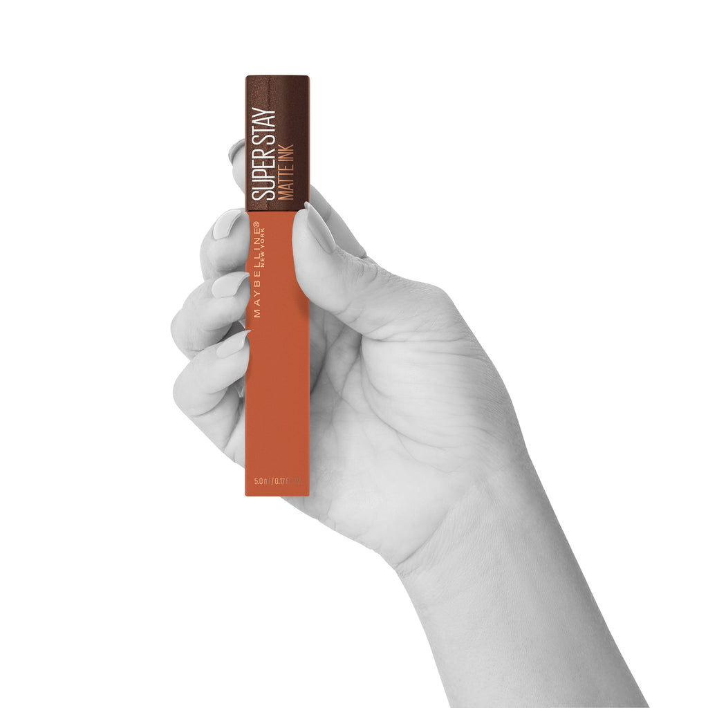Maybelline SuperStay Matte Ink Liquid Lipstick, Coffee Edition, Caramel Collector, 0.17 fl. oz.