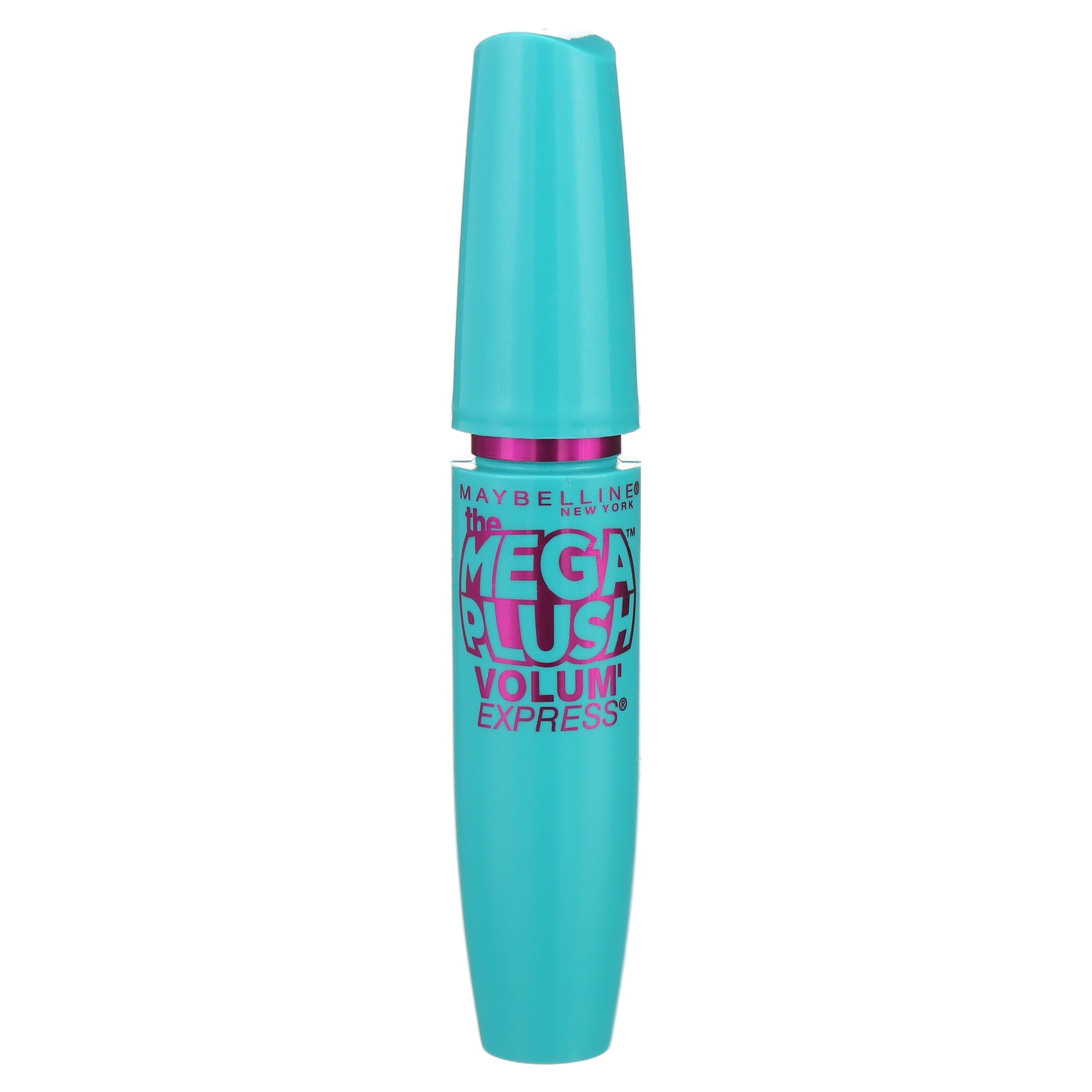 Maybelline Volum Express The Mega Plush Washable Mascara, Blackest Black