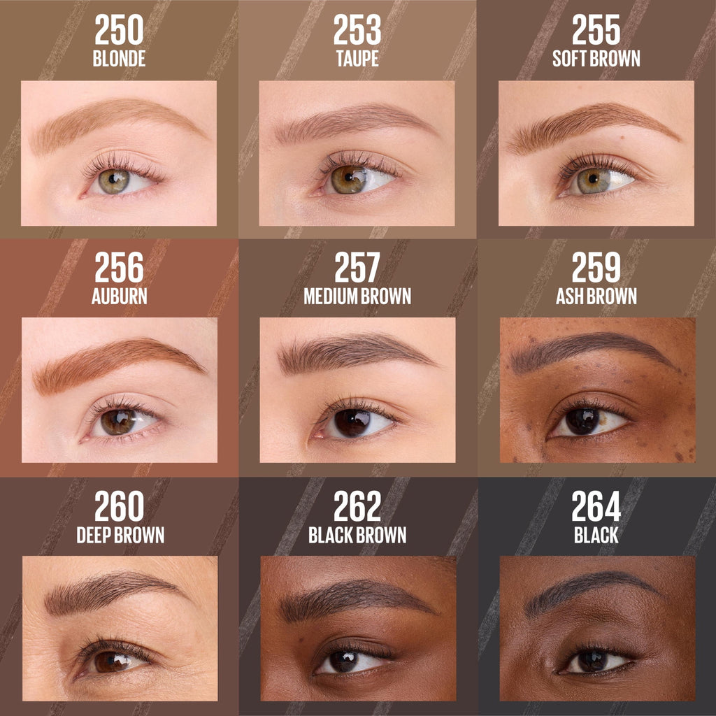 Maybelline Express Brow Ultra Slim Pencil Eyebrow Makeup, Precision Tip, Auburn, 0.003 oz