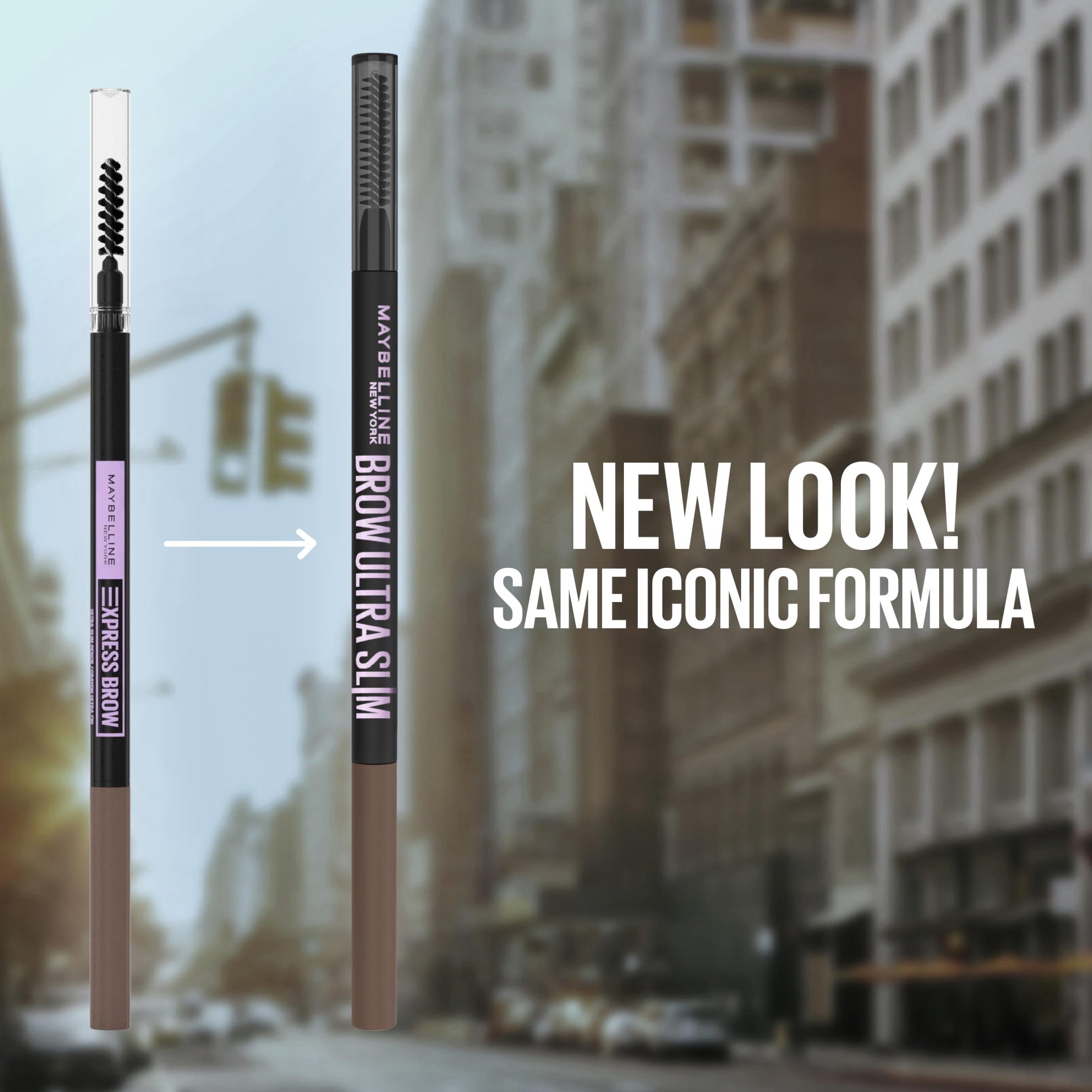 Maybelline Express Brow Ultra Slim Pencil Eyebrow Makeup, Black Brown