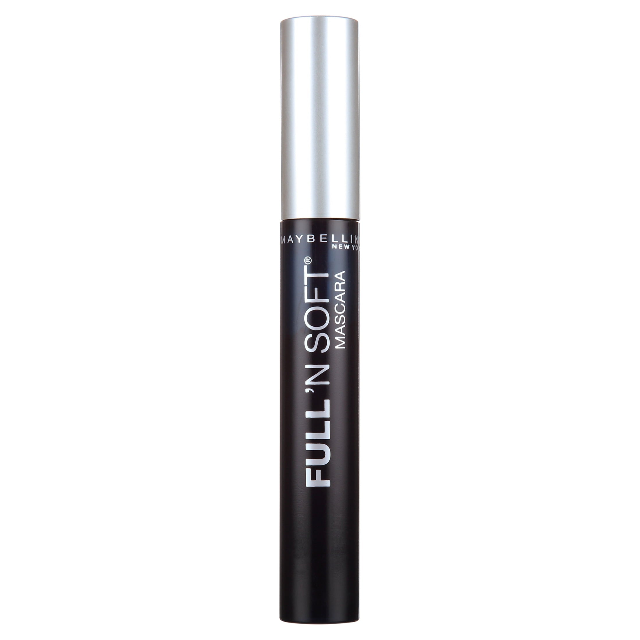 (3 pack) Maybelline Full N Soft Mascara Black .16 Oz, Pack of 6