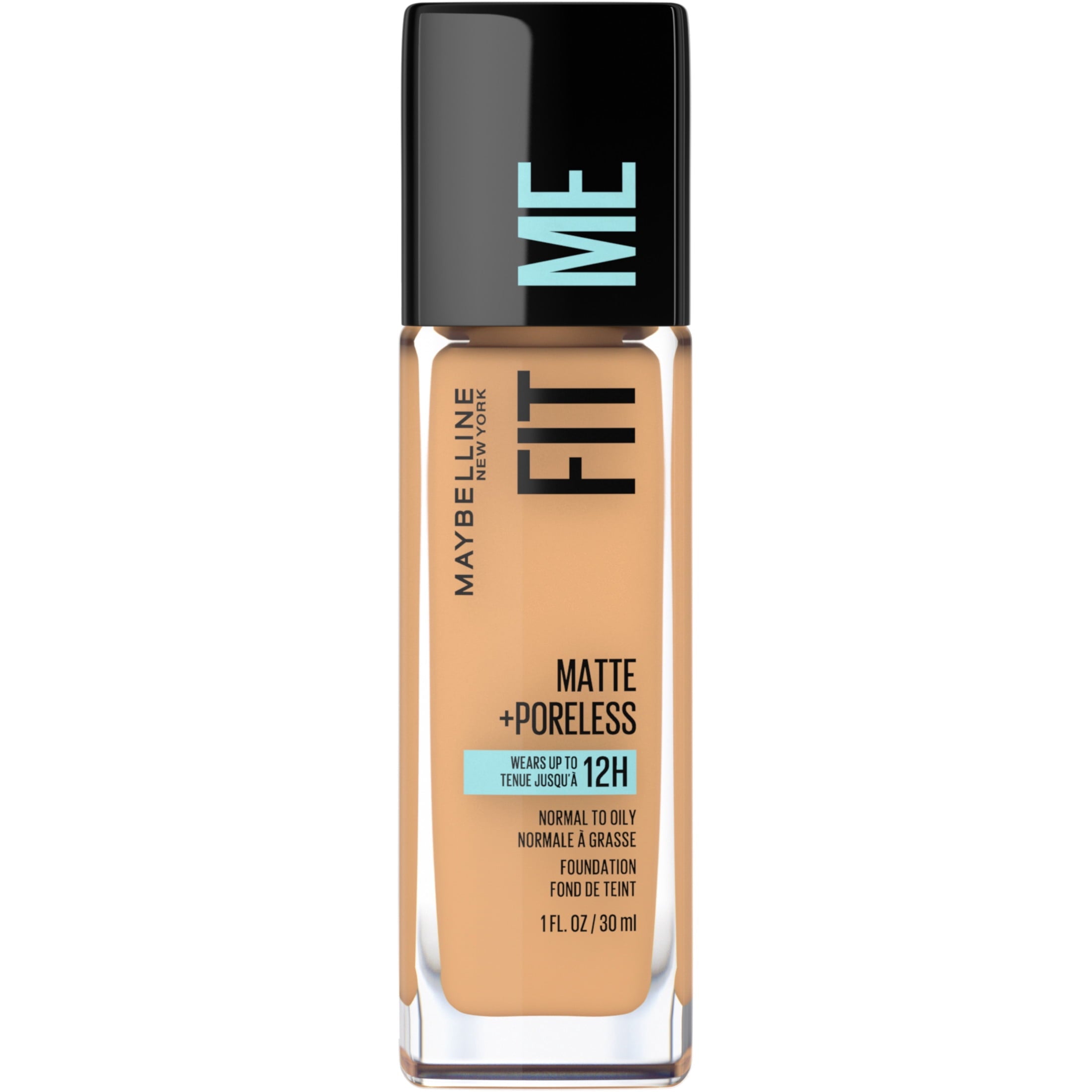 (2 pack) Maybelline Fit Me Matte + Poreless Liquid Foundation Makeup, 310 Sun Beige, 1 fl oz