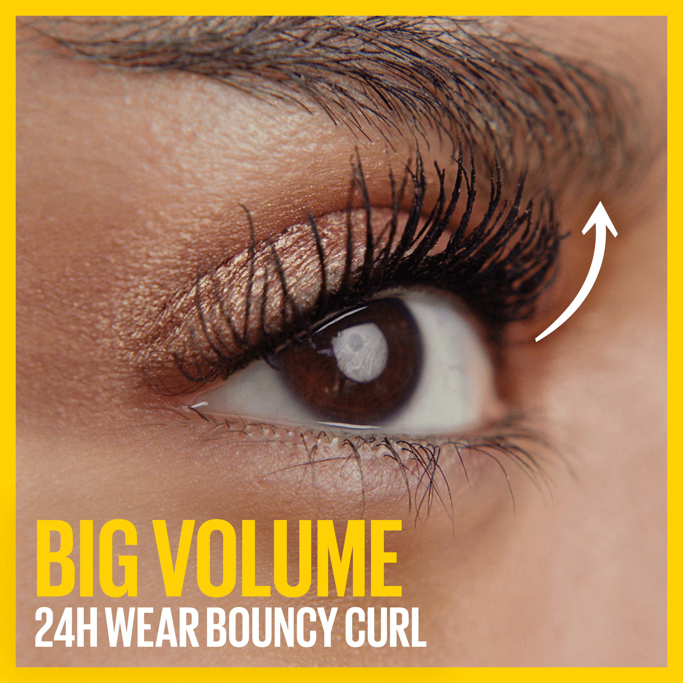 Maybelline Volum' Express Colossal Curl Bounce Washable Mascara Makeup, Blackest Black, 0.33 fl. oz.