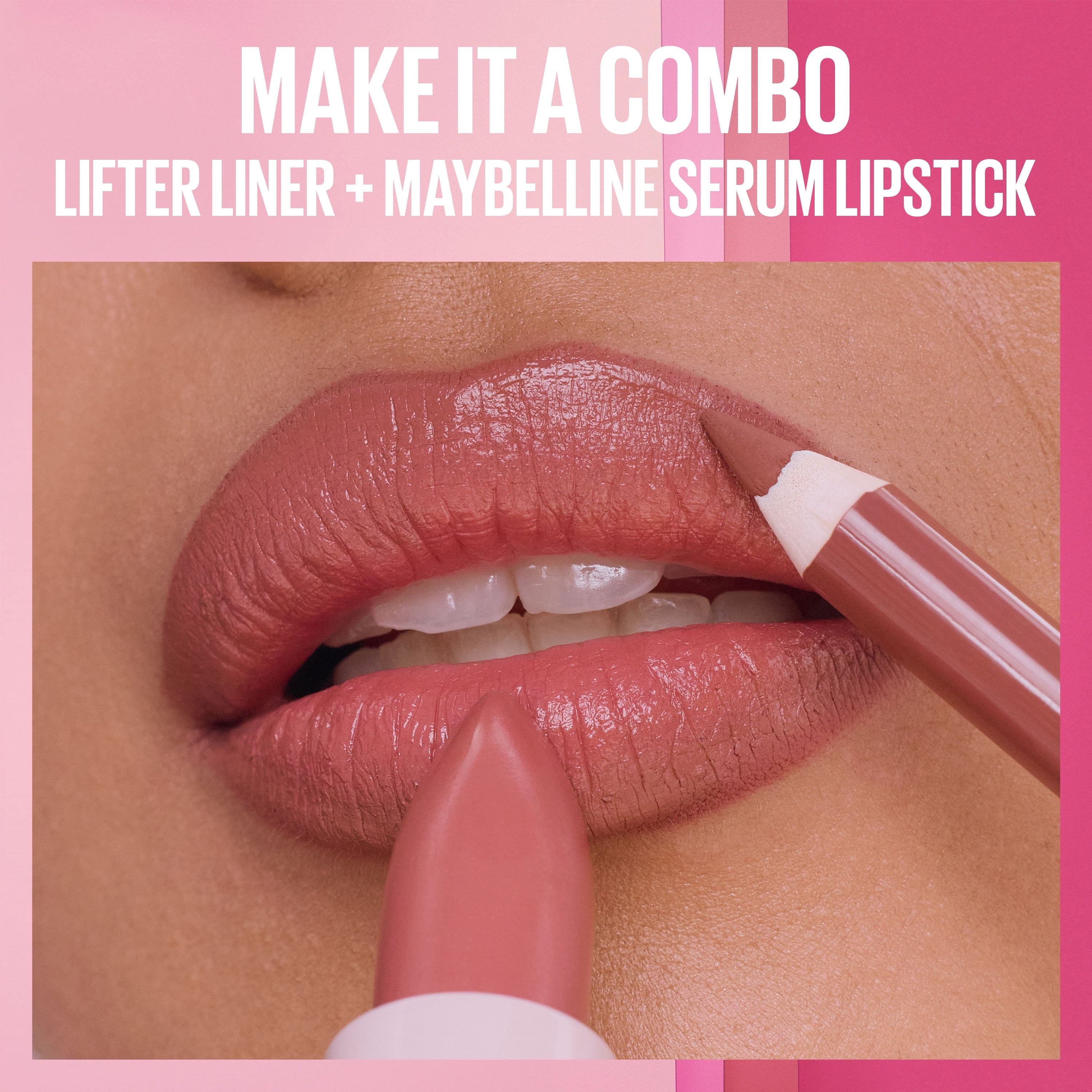 Maybelline Serum Lipstick, Matte Finish, Oil-Blend and Hyaluronic Acid, 001 Crop Top, 0.12 oz