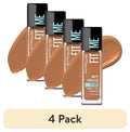(4 pack) Maybelline Fit Me Matte + Poreless Liquid Foundation Makeup, 355 Coconut, 1 fl oz