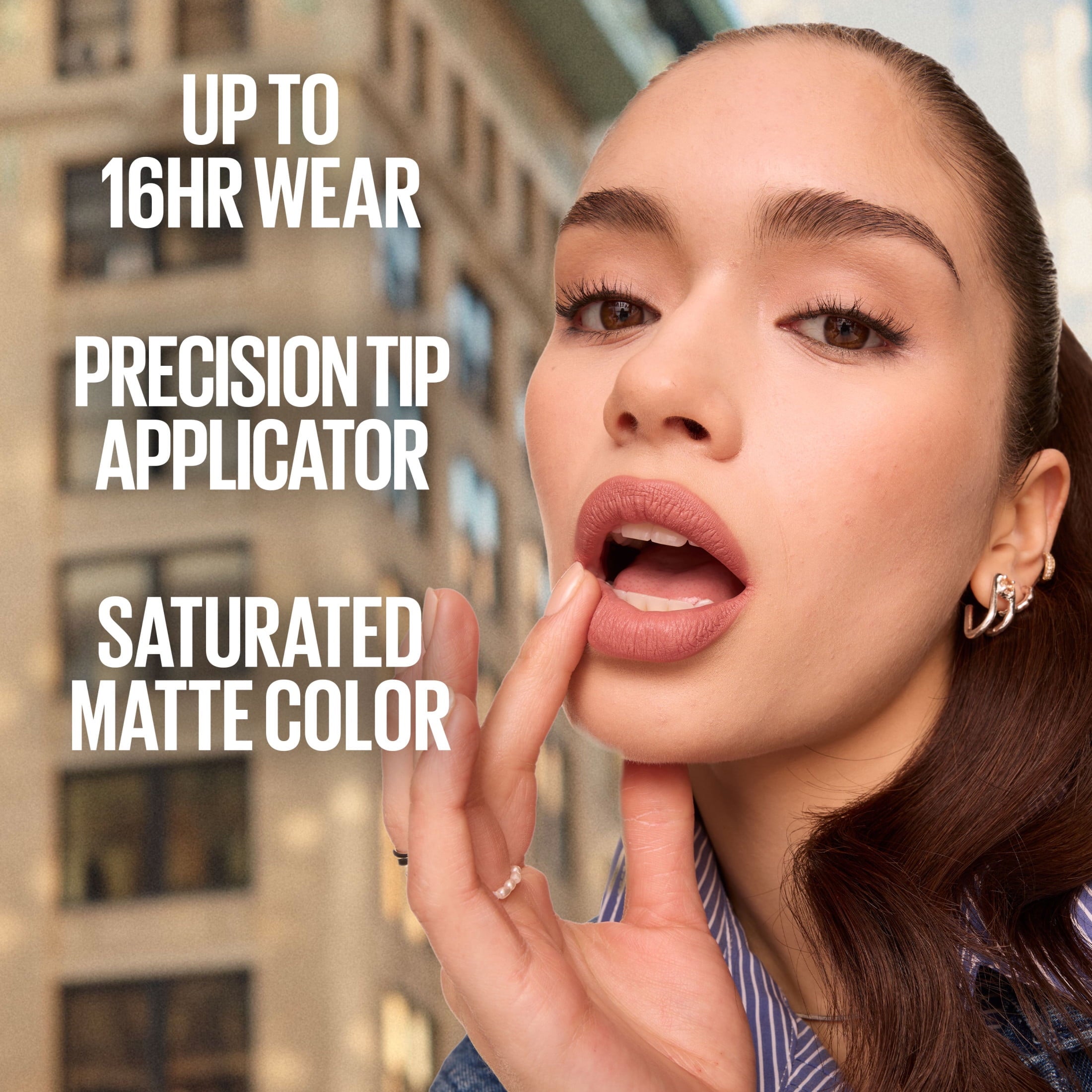 Maybelline Super Stay Matte Ink Un nude Liquid Lipstick, Ruler