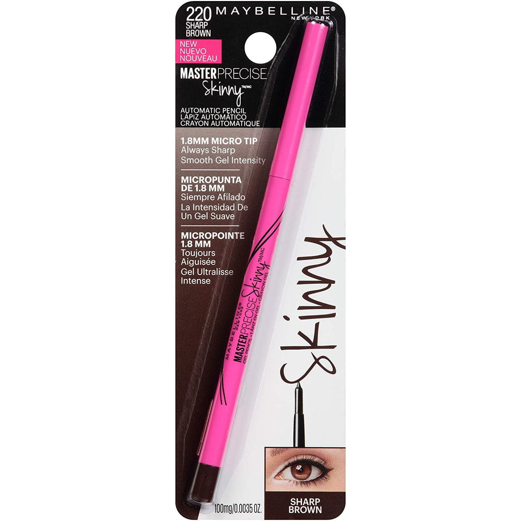 Maybelline Master Precise Skinny Gel Eyeliner Pencil, Sharp Brown