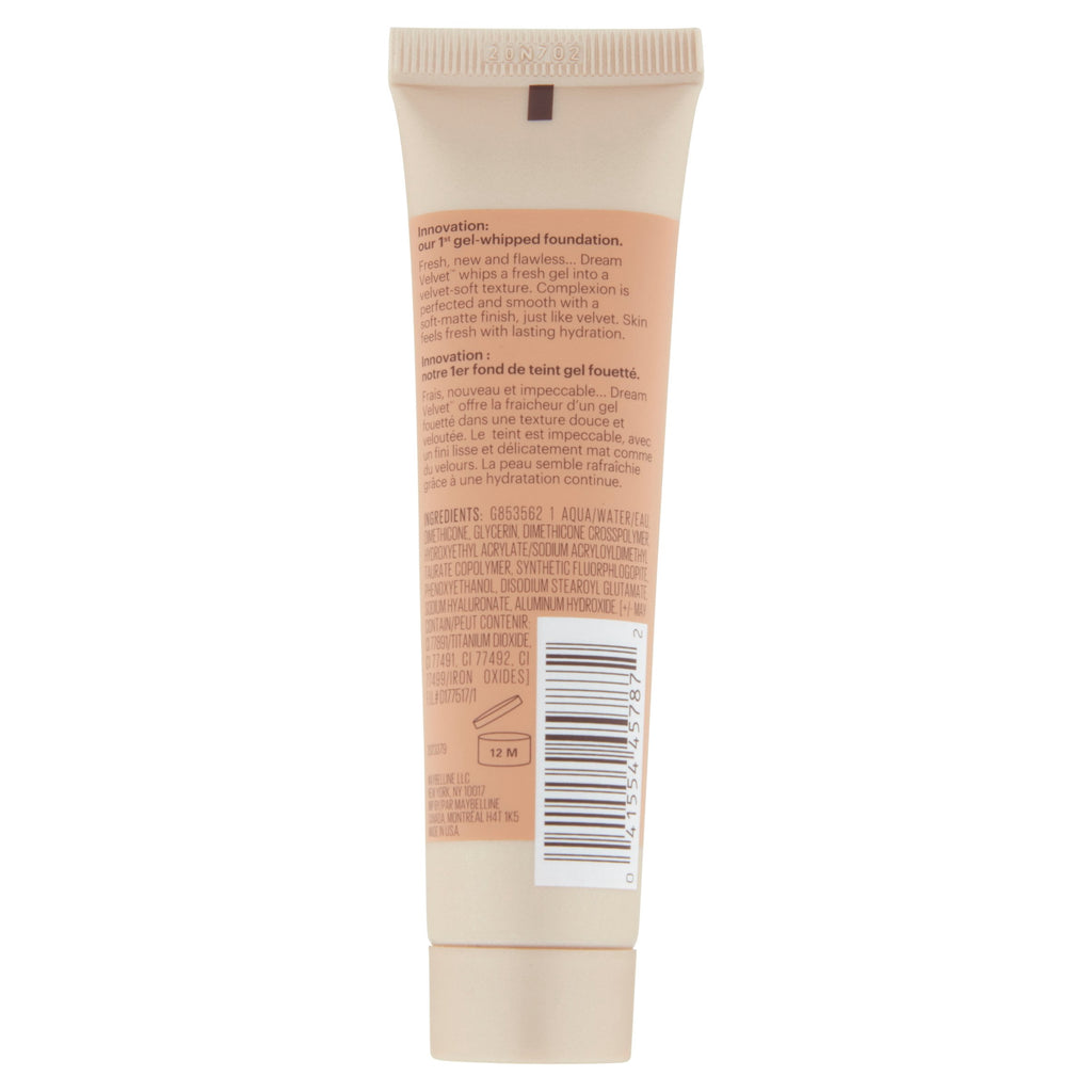 Maybelline Dream Velvet Soft-Matte Hydrating Foundation