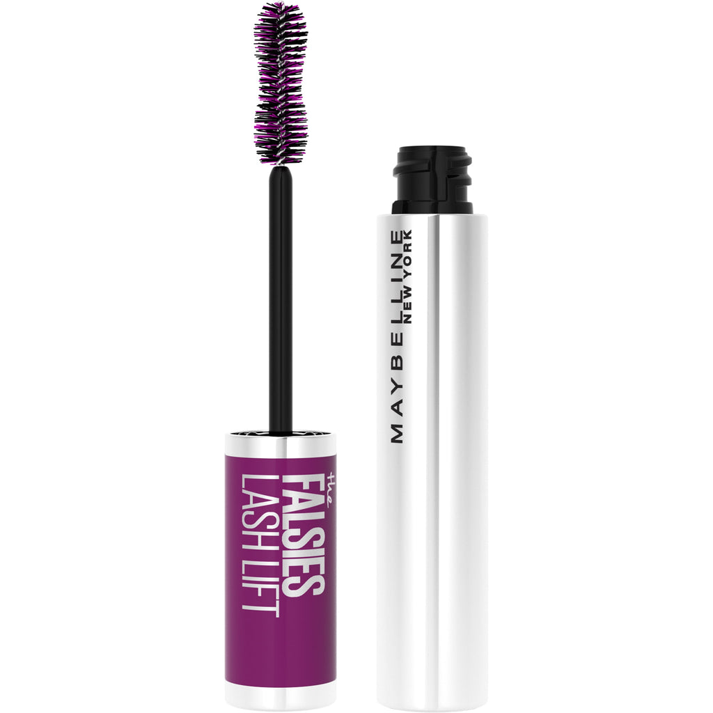 Maybelline The Falsies Lash Lift Mascara, Very Black + EyeStudio Master Precise Liquid Makeup, Matte Black