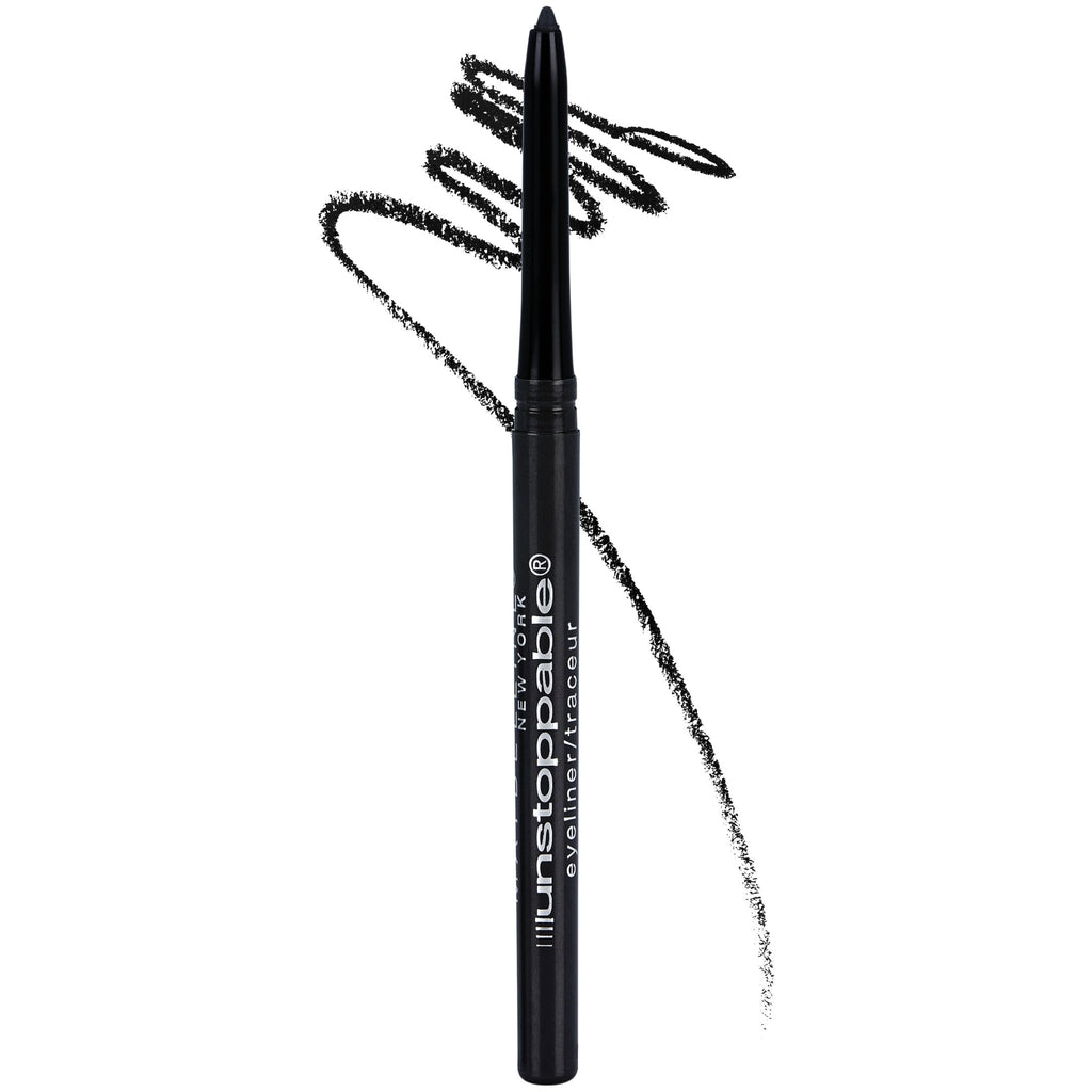 Maybelline Unstoppable Waterproof and Smudge Resistant Eyeliner Pencil, Onyx