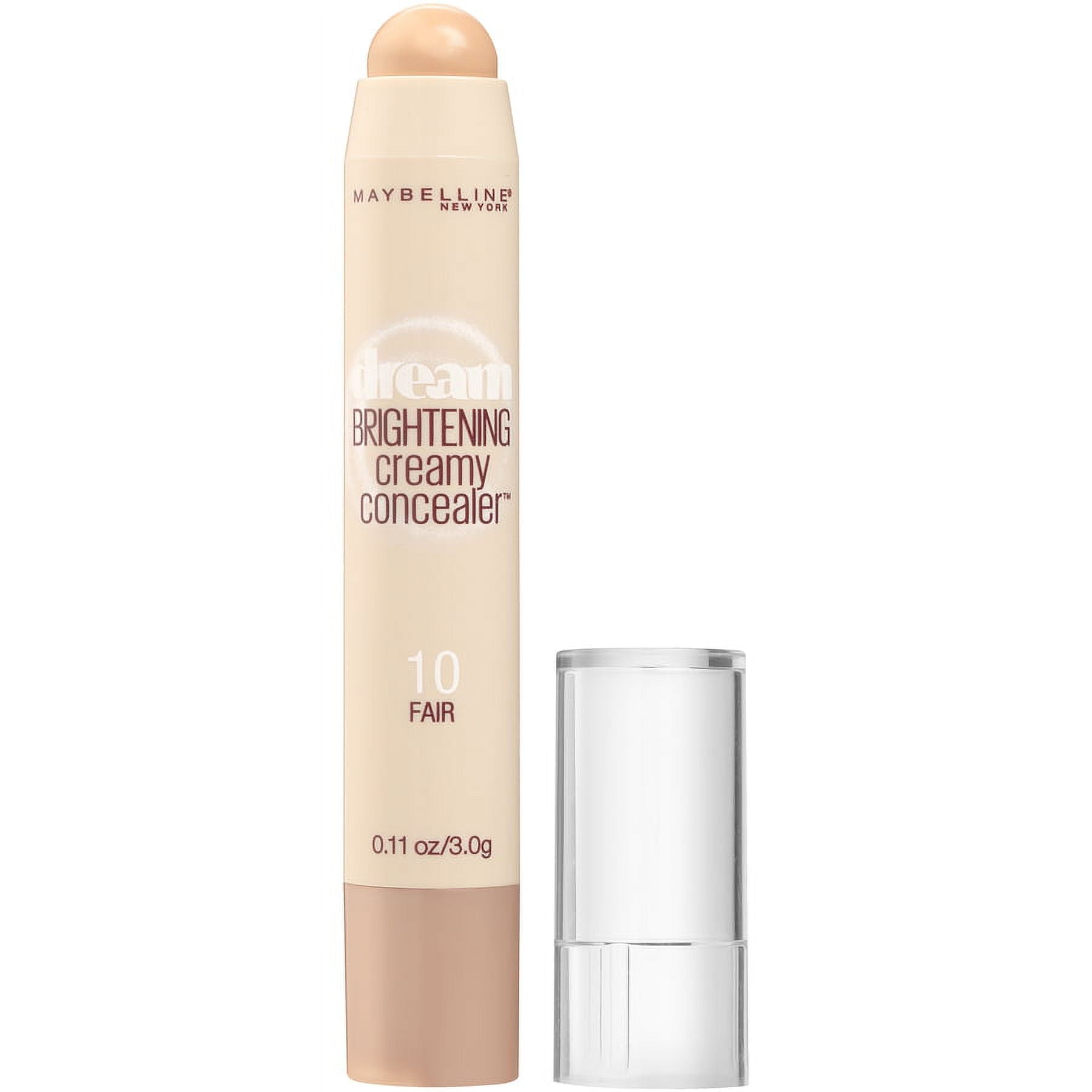 Maybelline Dream Brightening Creamy Concealer, 10 Fair, 0.11 oz