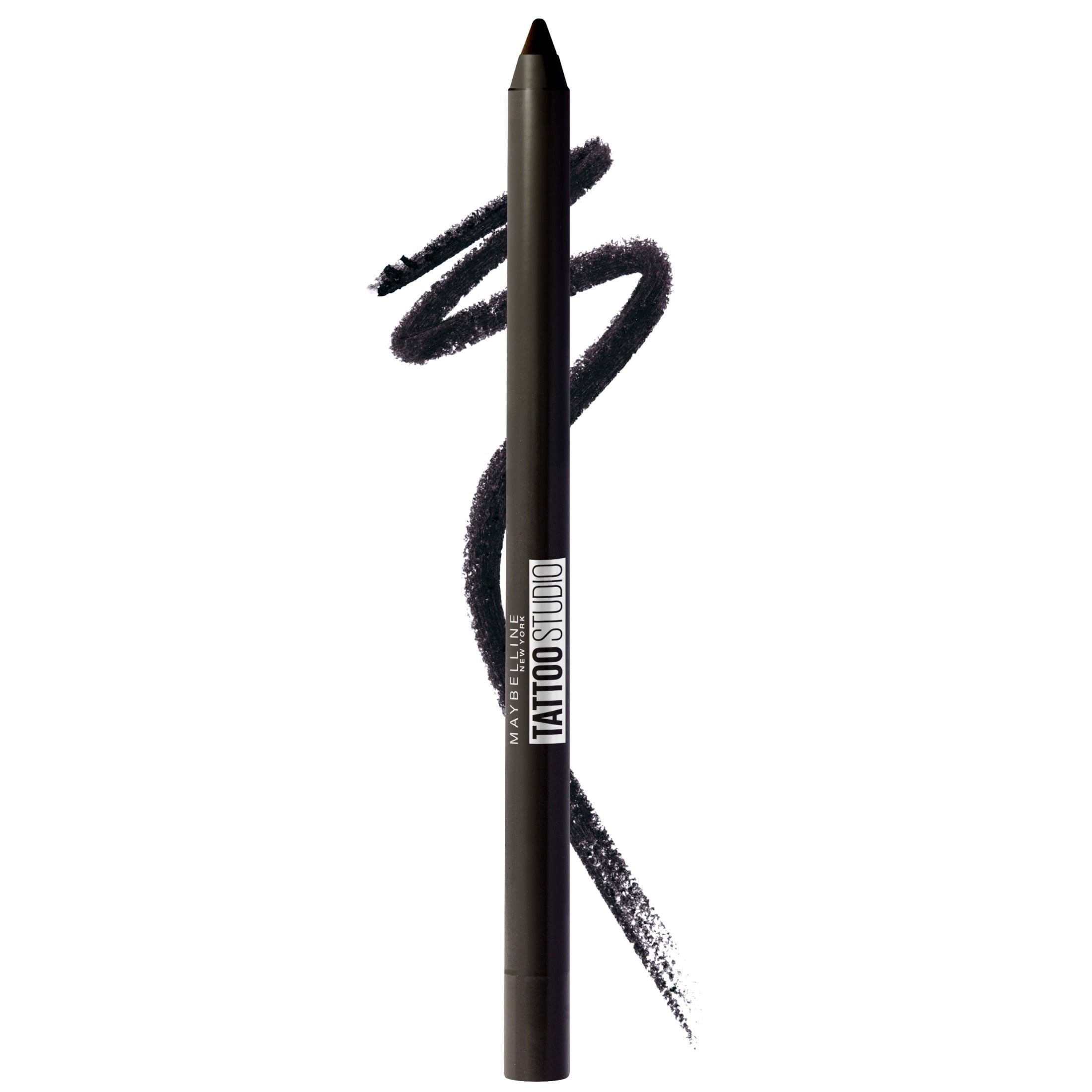 (2 pack) Maybelline Tattoo Studio Sharpenable Gel Pencil Longwear Eyeliner, Deep Onyx