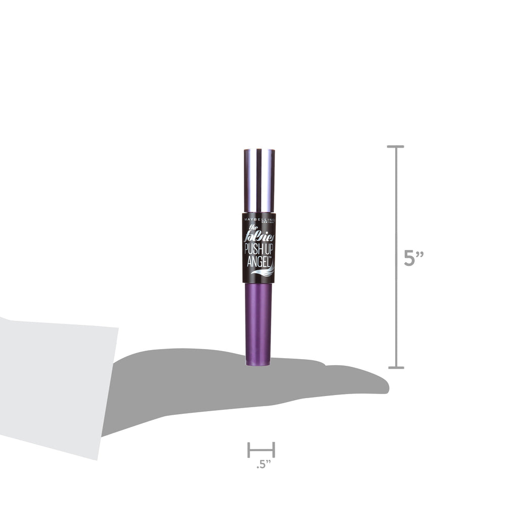 Maybelline The Falsies Push up Angel Washable Mascara, Blackest Black, 0.33 fl oz