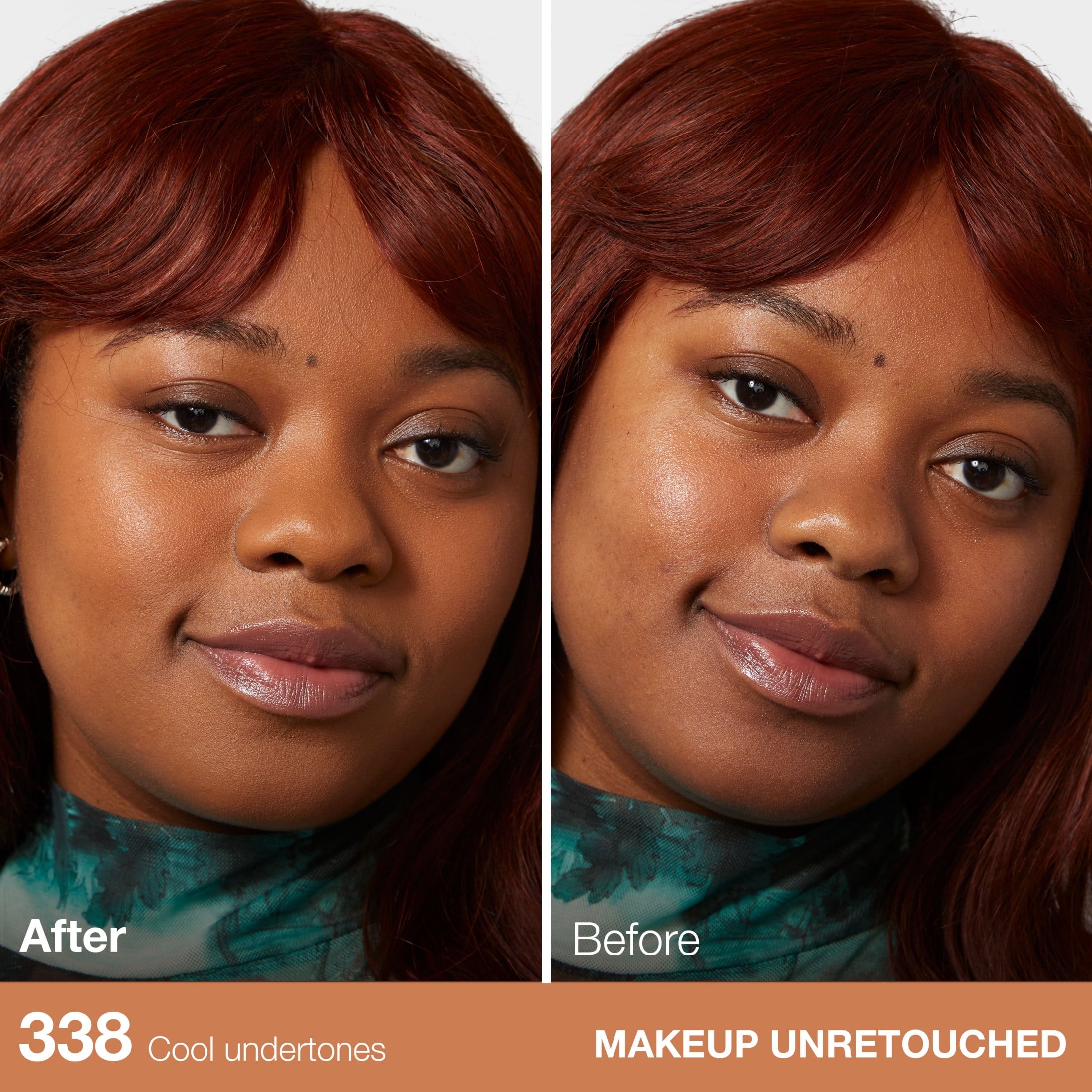 (2 pack) Maybelline Fit Me Matte + Poreless Liquid Foundation Makeup, 338 Spicy Brown, 1 fl oz