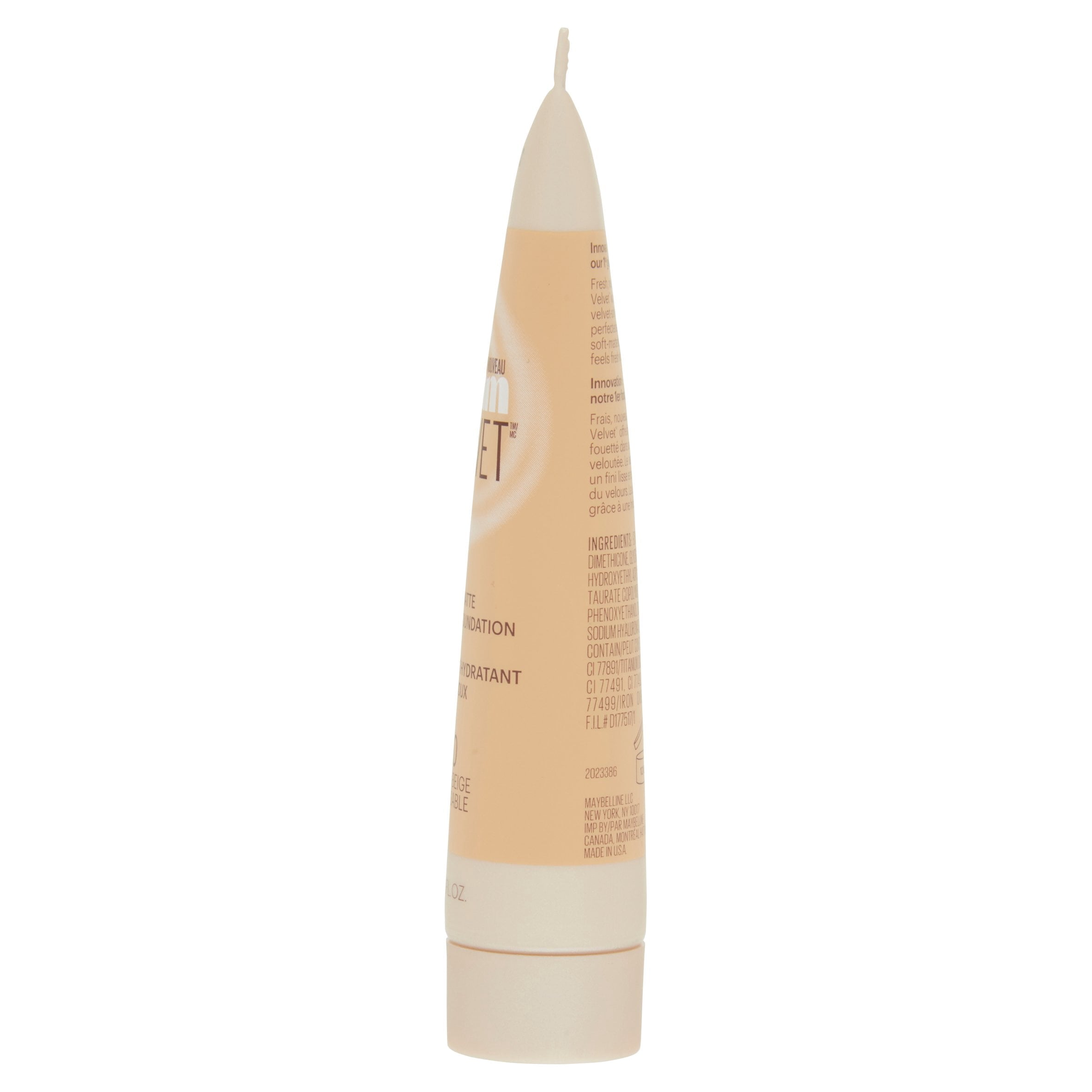 Maybelline New York Dream Velvet Soft-Matte Hydrating Foundation, Sandy Beige, 1 fl oz
