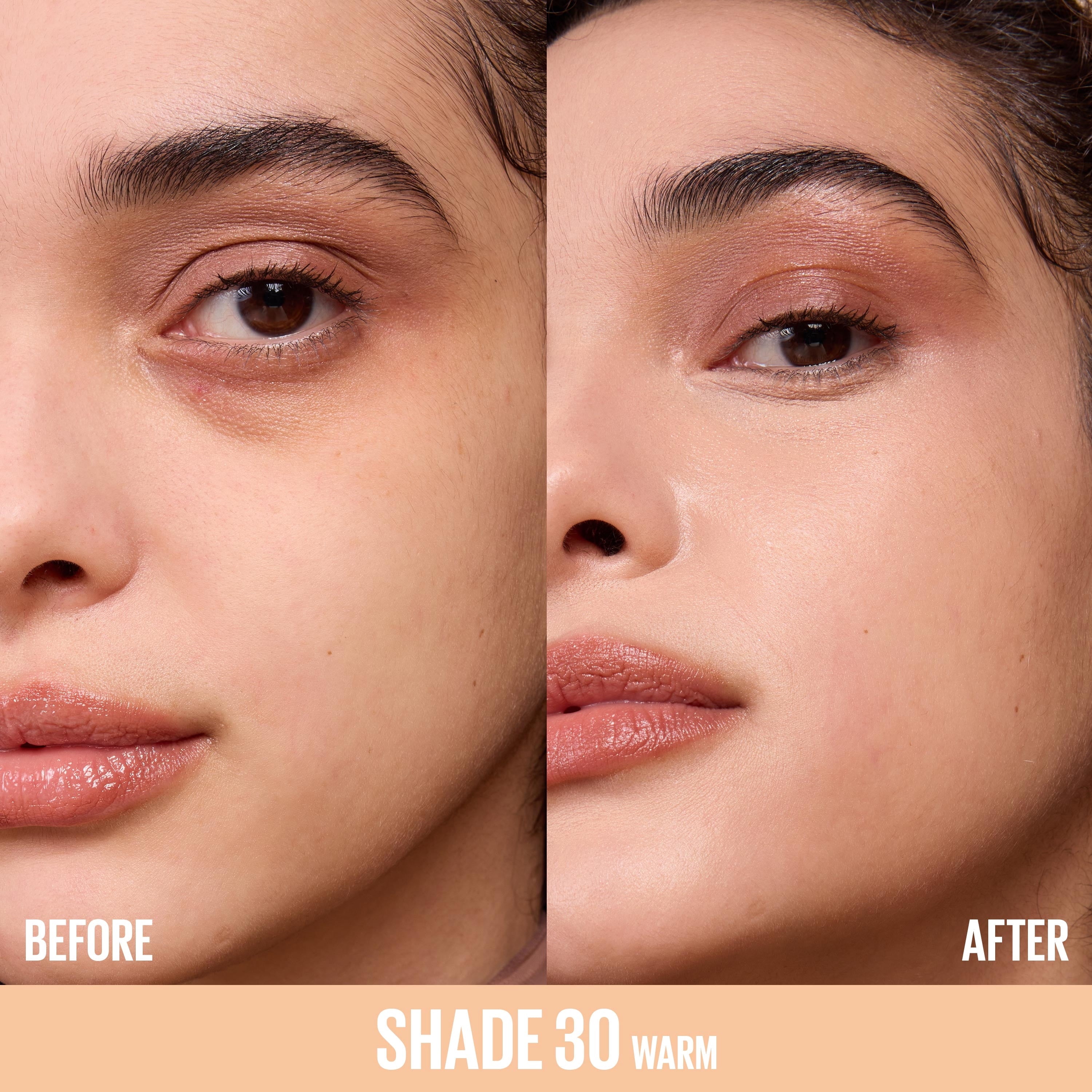 Maybelline Lifter Serum Concealer Makeup with Peptides and Caffeine, Vegan, 30 Warm, 1 Piece