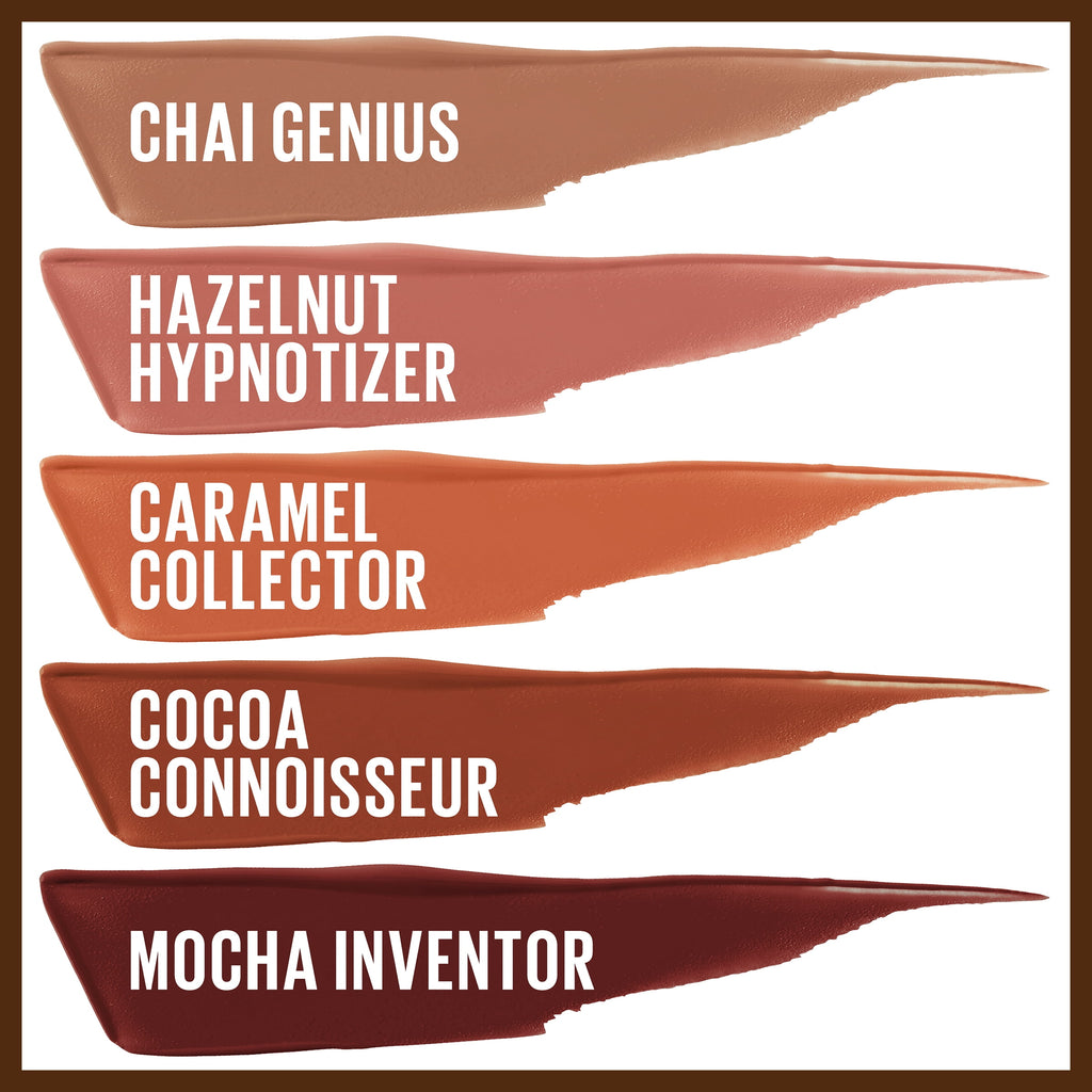 Maybelline SuperStay Matte Ink Liquid Lipstick, Coffee Edition, Caramel Collector, 0.17 fl. oz.