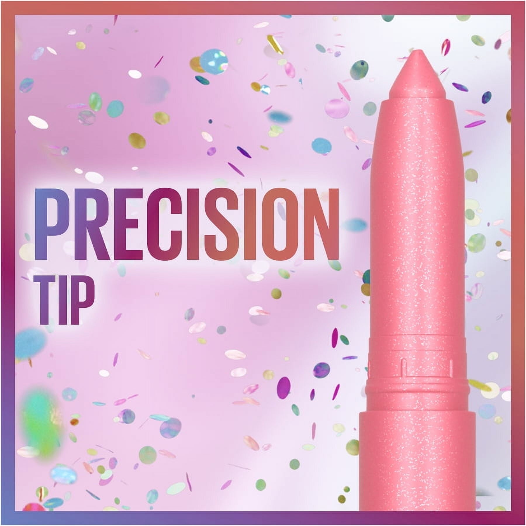 Maybelline Super Stay Ink Crayon Lipstick, Matte Longwear Lipstick, Throw a Party, 0.04 oz.