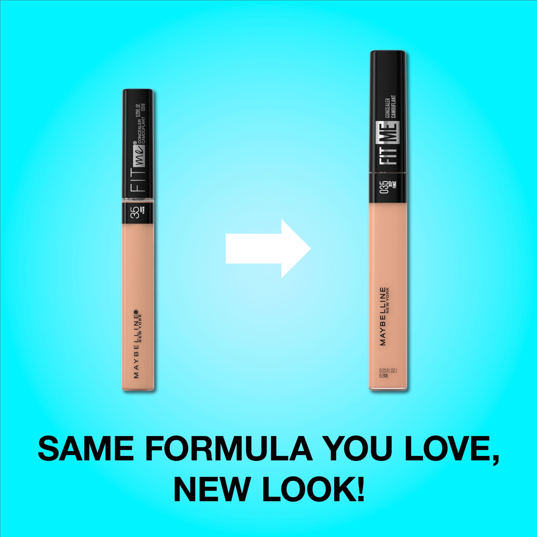 Maybelline Fit Me Liquid Concealer Makeup, Natural Coverage, Oil-Free, Cocoa, 0.23 fl oz
