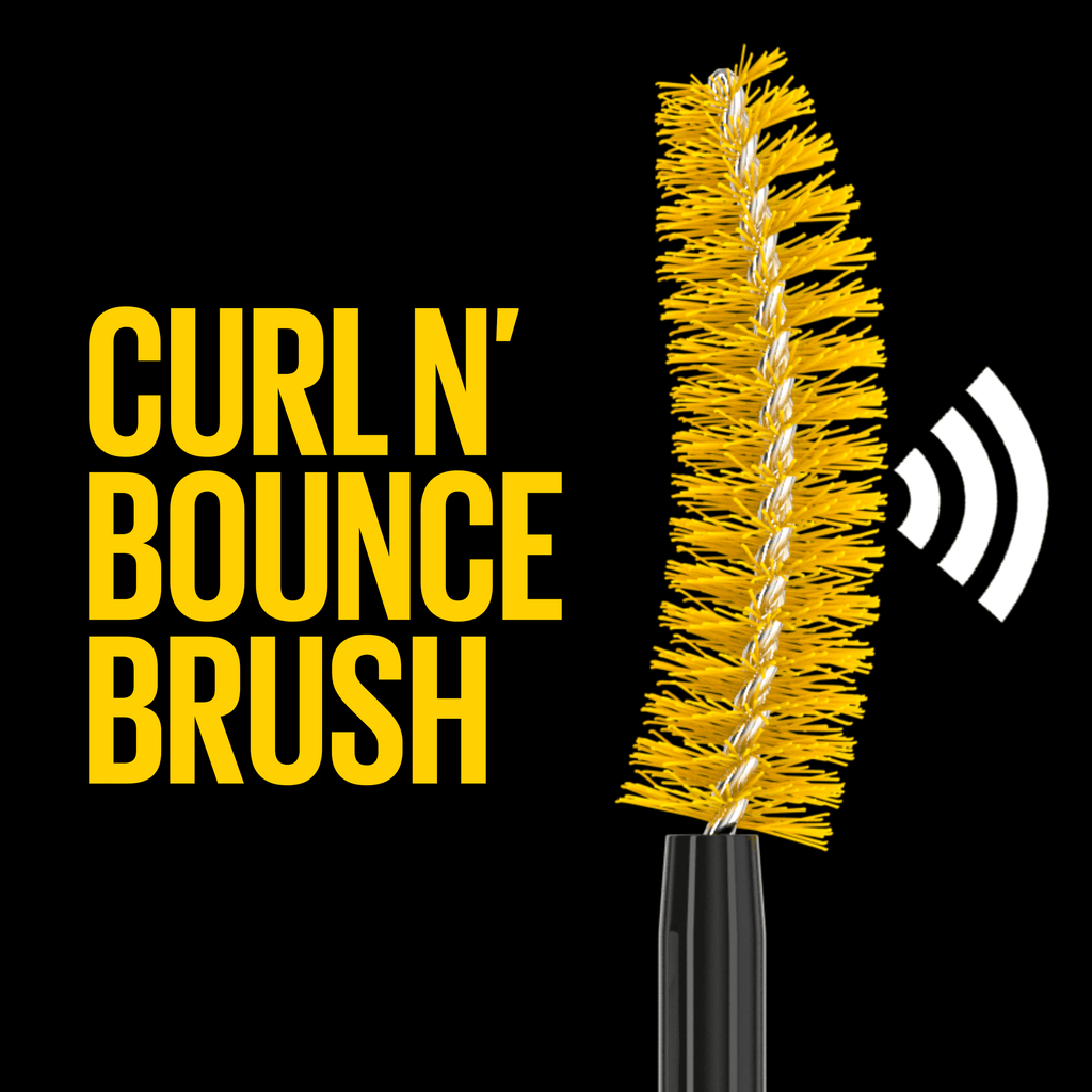 Maybelline Volum' Express Colossal Curl Bounce Washable Mascara Makeup, Blackest Black, 0.33 fl. oz.