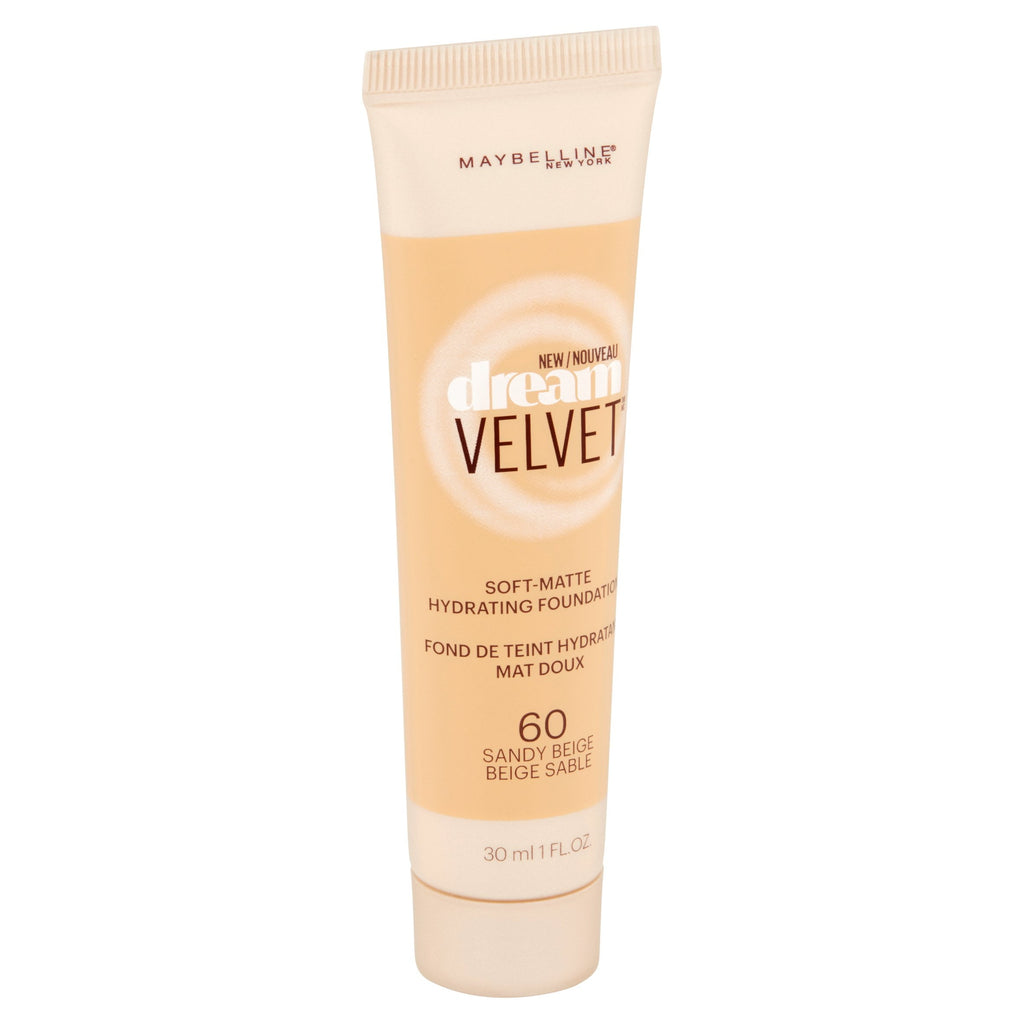 Maybelline New York Dream Velvet Soft-Matte Hydrating Foundation, Sandy Beige, 1 fl oz