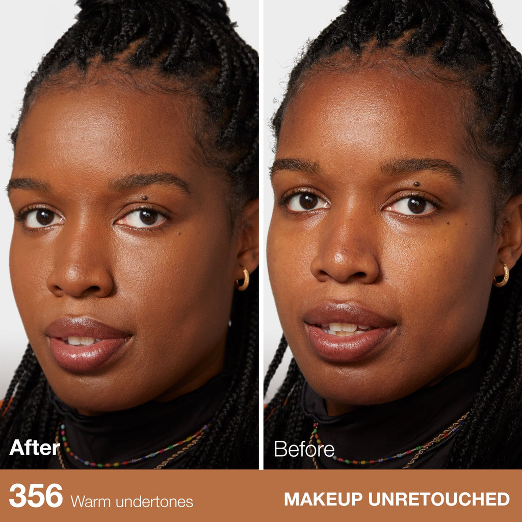 (2 pack) Maybelline Fit Me Matte + Poreless Liquid Foundation Makeup, 356 Warm Coconut, 1 fl oz