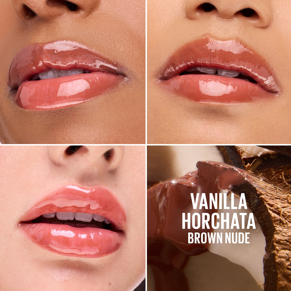 Maybelline Lifter Oil-in-Gel Lip Gloss with Hyaluronic Acid, Vanilla Horchata, 0.22 fl oz