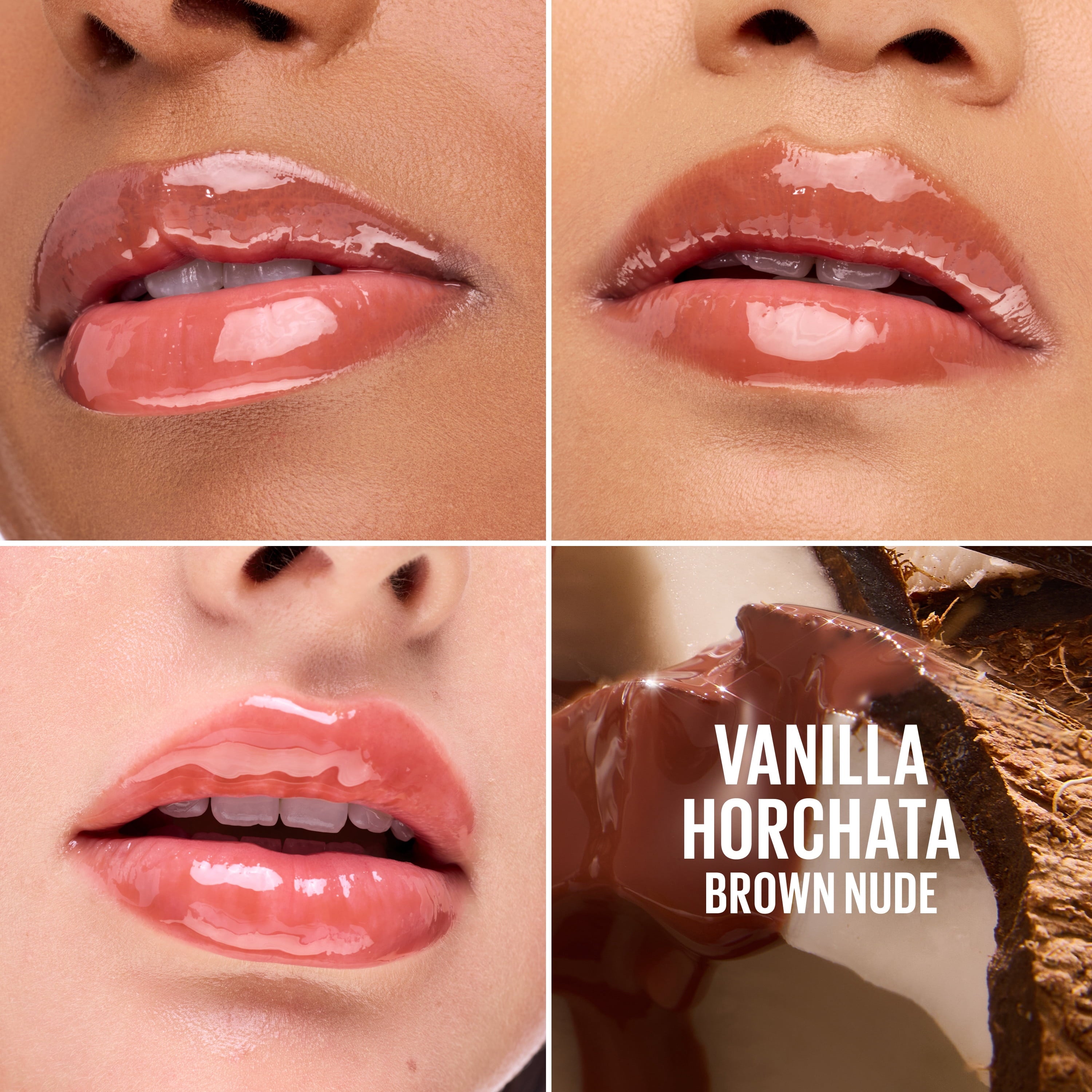 Maybelline Lifter Oil-in-Gel Lip Gloss with Hyaluronic Acid, Vanilla Horchata, 0.22 fl oz