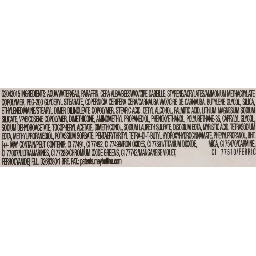 Maybelline Volum Express The Rocket Washable Mascara, Blackest Black