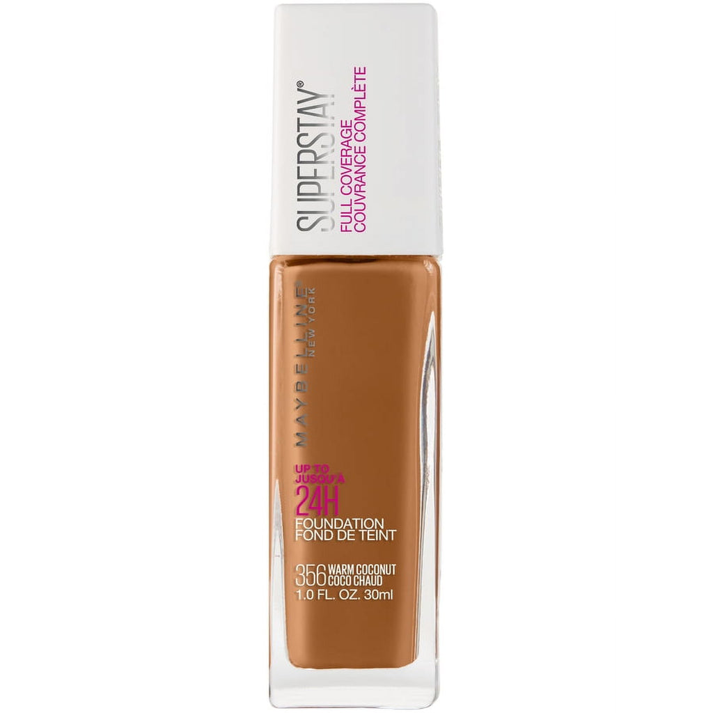 Maybelline Super Stay Longwear Liquid Foundation, Up to 30HR Wear, Warm Coconut, 1 fl. oz.