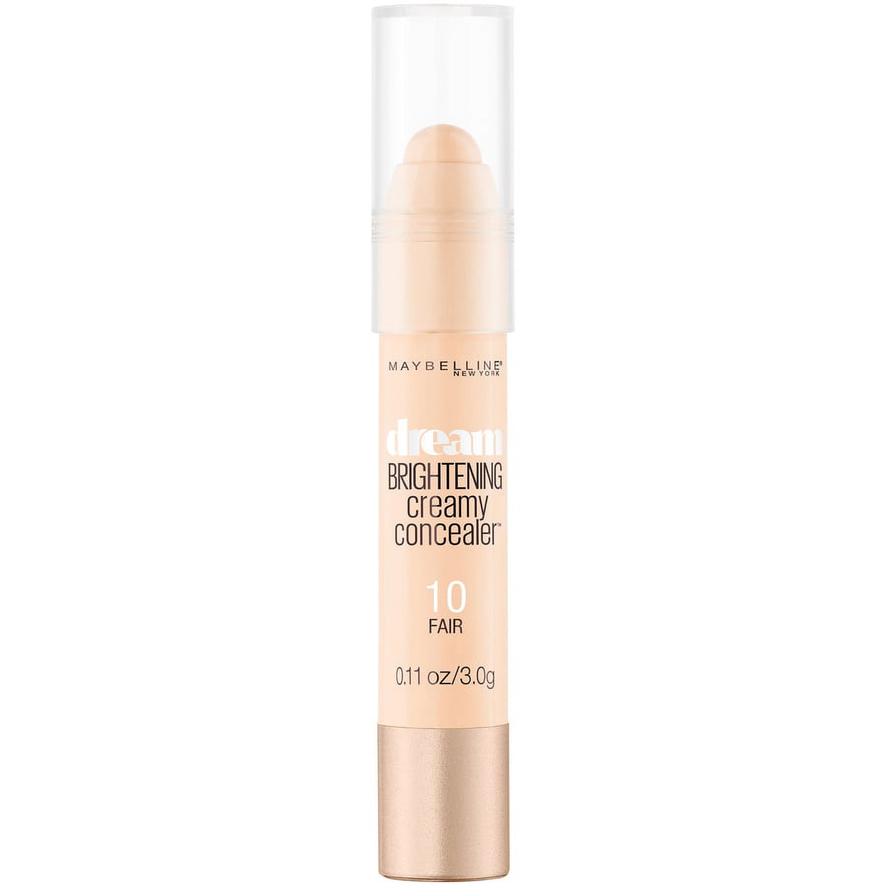 Maybelline Dream Brightening Creamy Concealer, 10 Fair, 0.11 oz