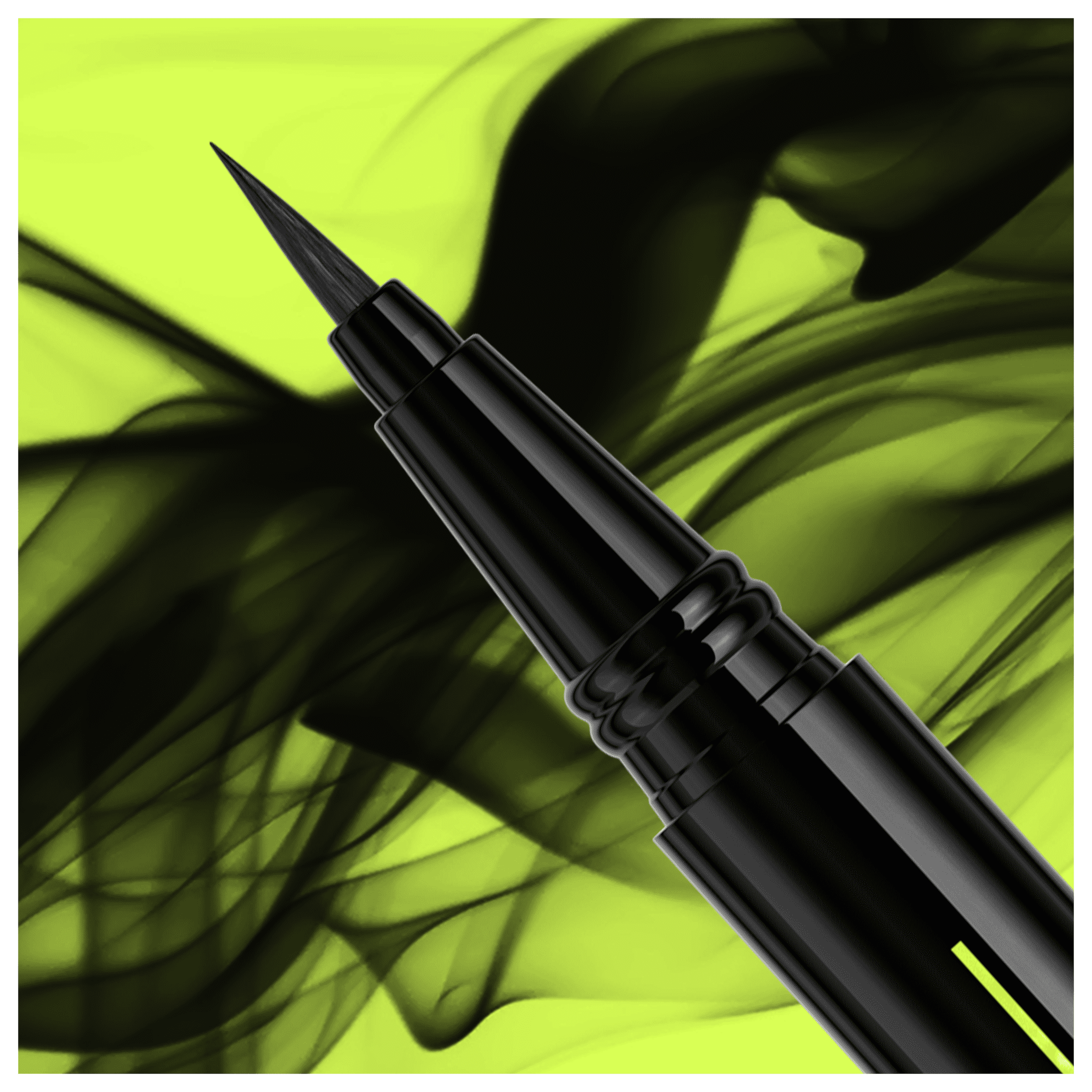 Maybelline Tattoo Studio Ink Pen Waterproof Liquid Eyeliner, Matte Black, 0.03 fl oz