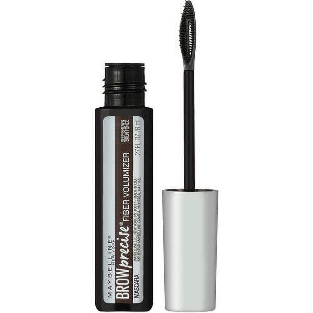 Maybelline Brow Precise Fiber Volumizer Brow Mascara, Deep Brown