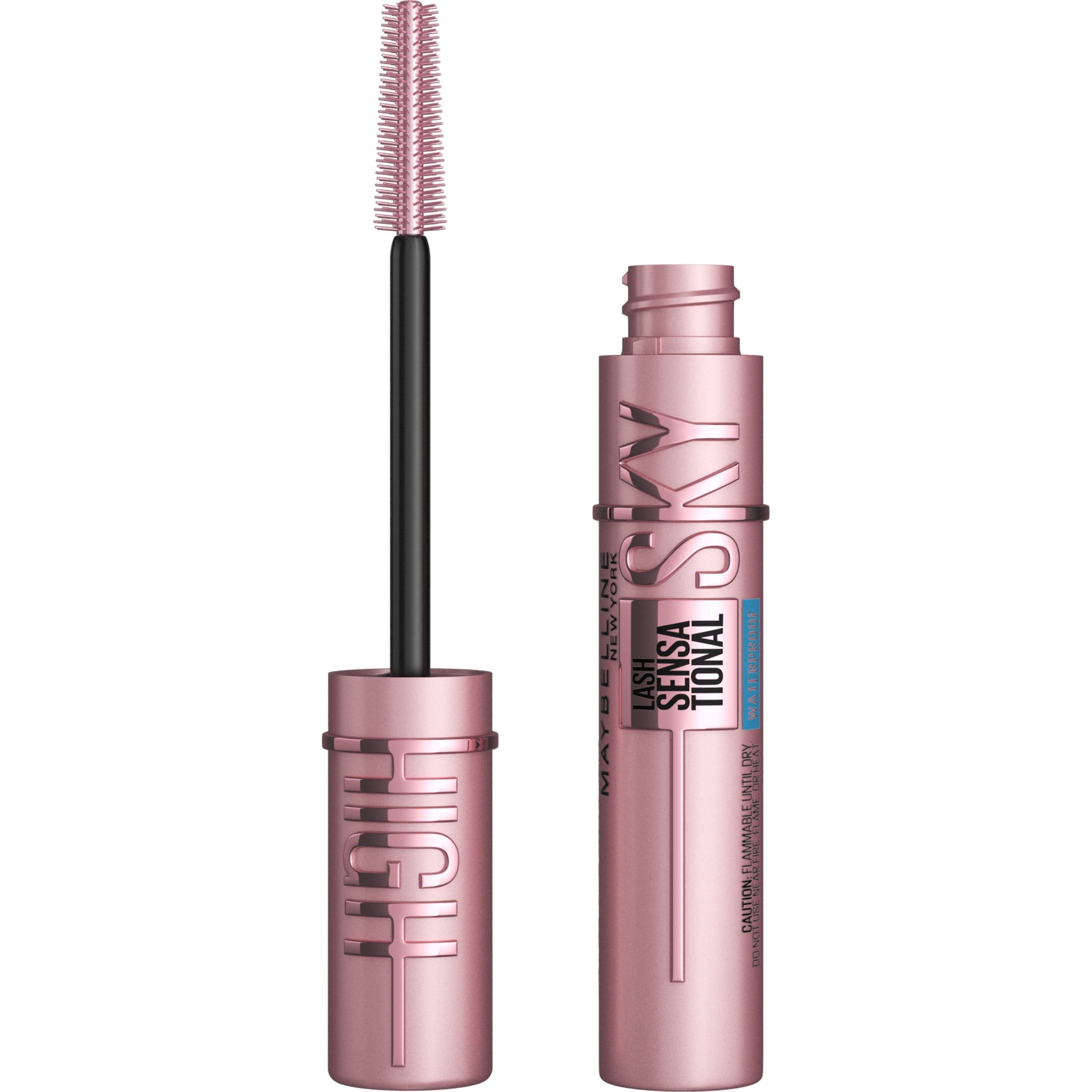 Maybelline Lash Sensational Sky High Waterproof Mascara Makeup, Brownish Black, 0.2 fl. oz.