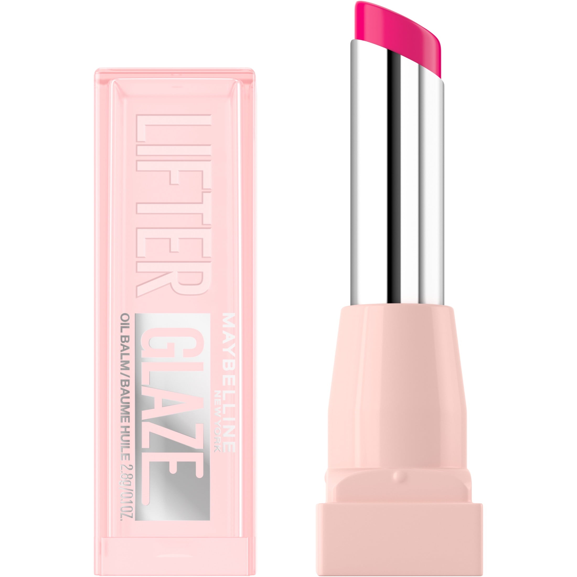 Maybelline Lifter Glaze Hydrating Lip Gloss Oil Balm with Hydrating Oil Blend, Rose Bite, 0.1 oz