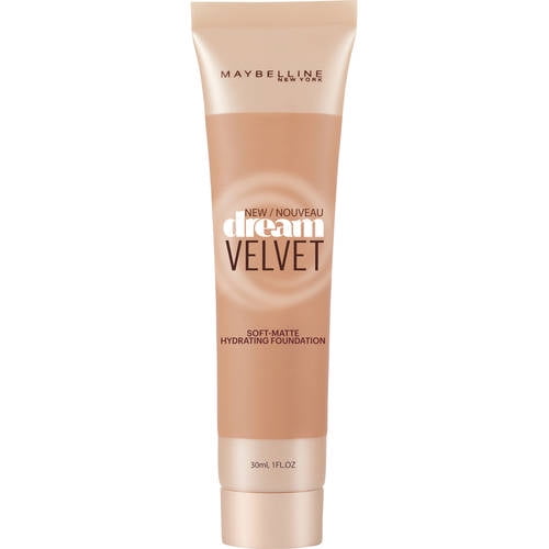 Maybelline New York Dream Velvet Soft-Matte Hydrating Foundation, Caramel, 1 fl oz
