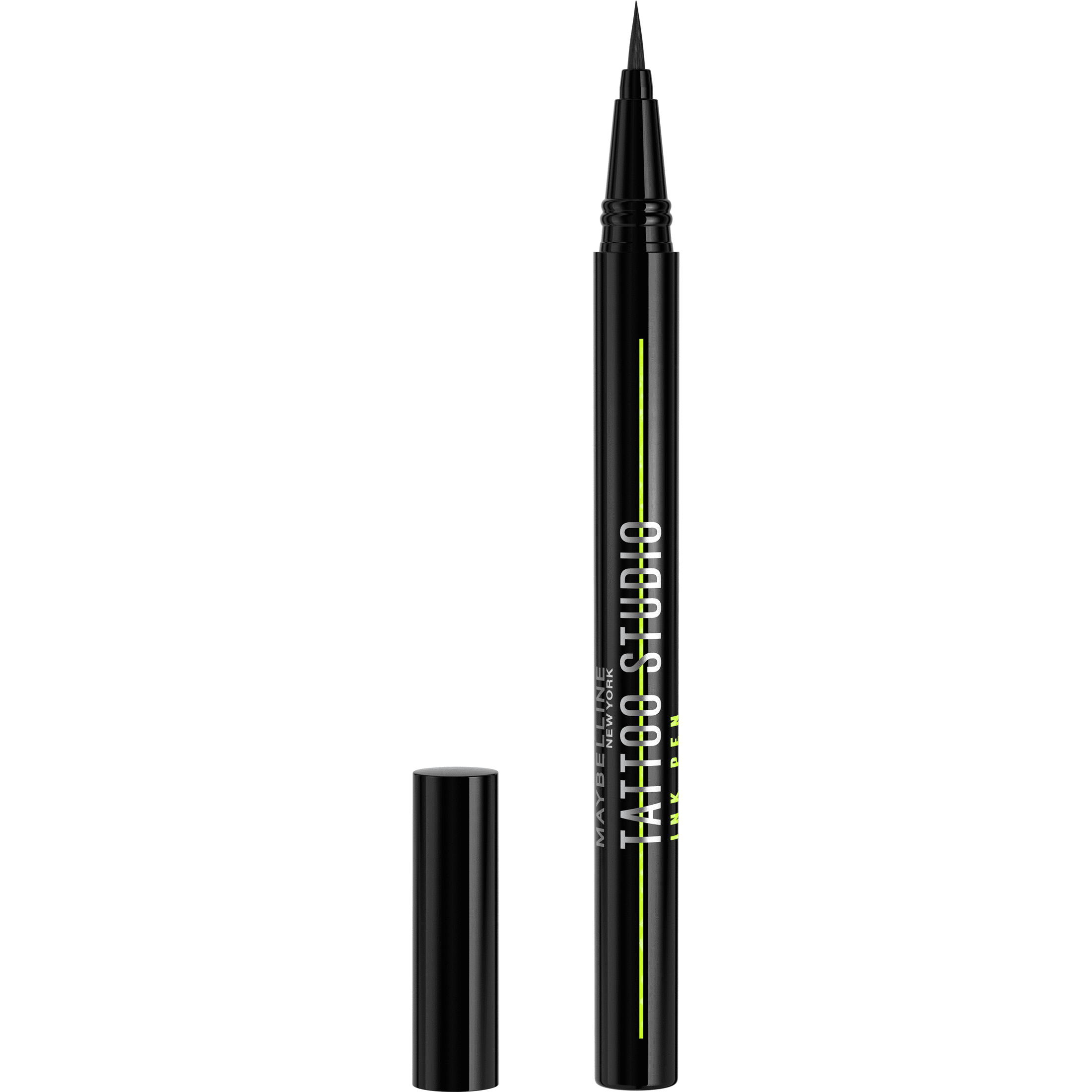 Maybelline Tattoo Studio Ink Pen Waterproof Liquid Eyeliner, Matte Black, 0.03 fl oz