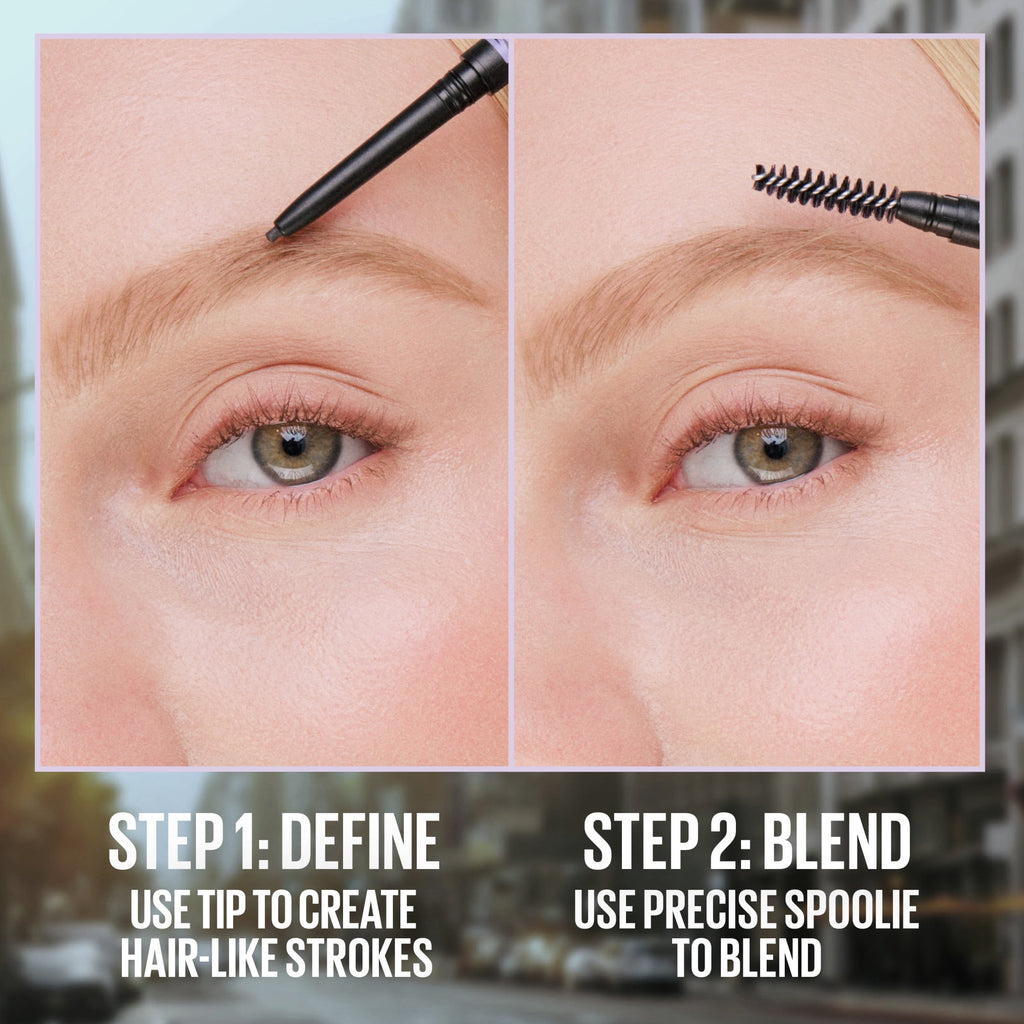 Maybelline Express Brow Ultra Slim Pencil Eyebrow Makeup, Black