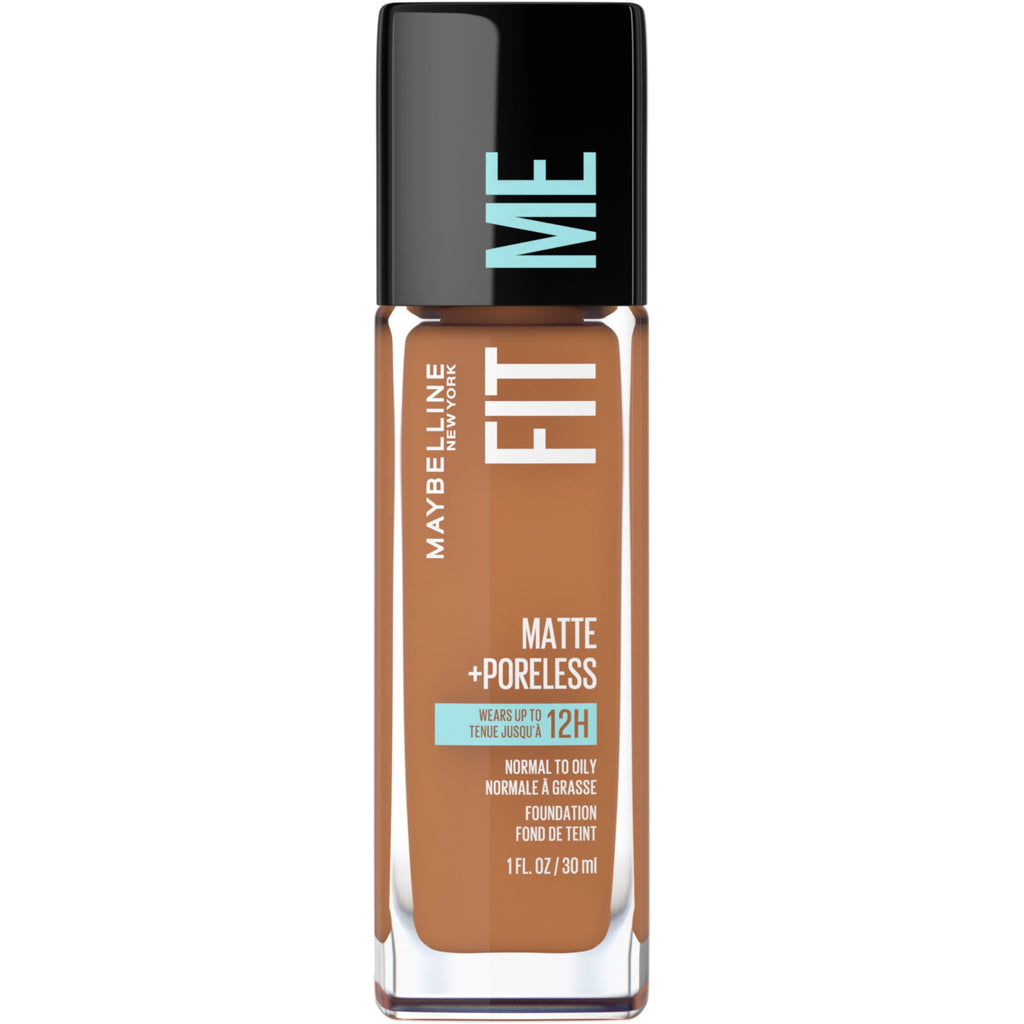 (4 pack) Maybelline Fit Me Matte + Poreless Liquid Foundation Makeup, 355 Coconut, 1 fl oz