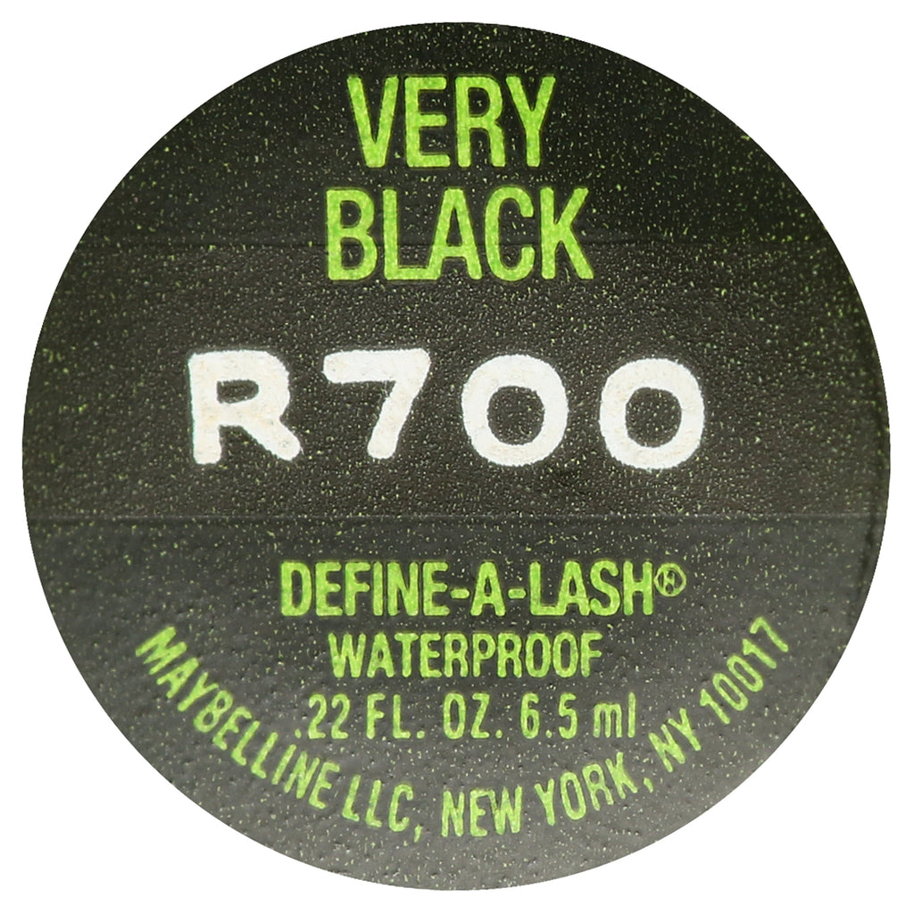 Maybelline Define-A-Lash Lengthening Waterproof Mascara, Very Black