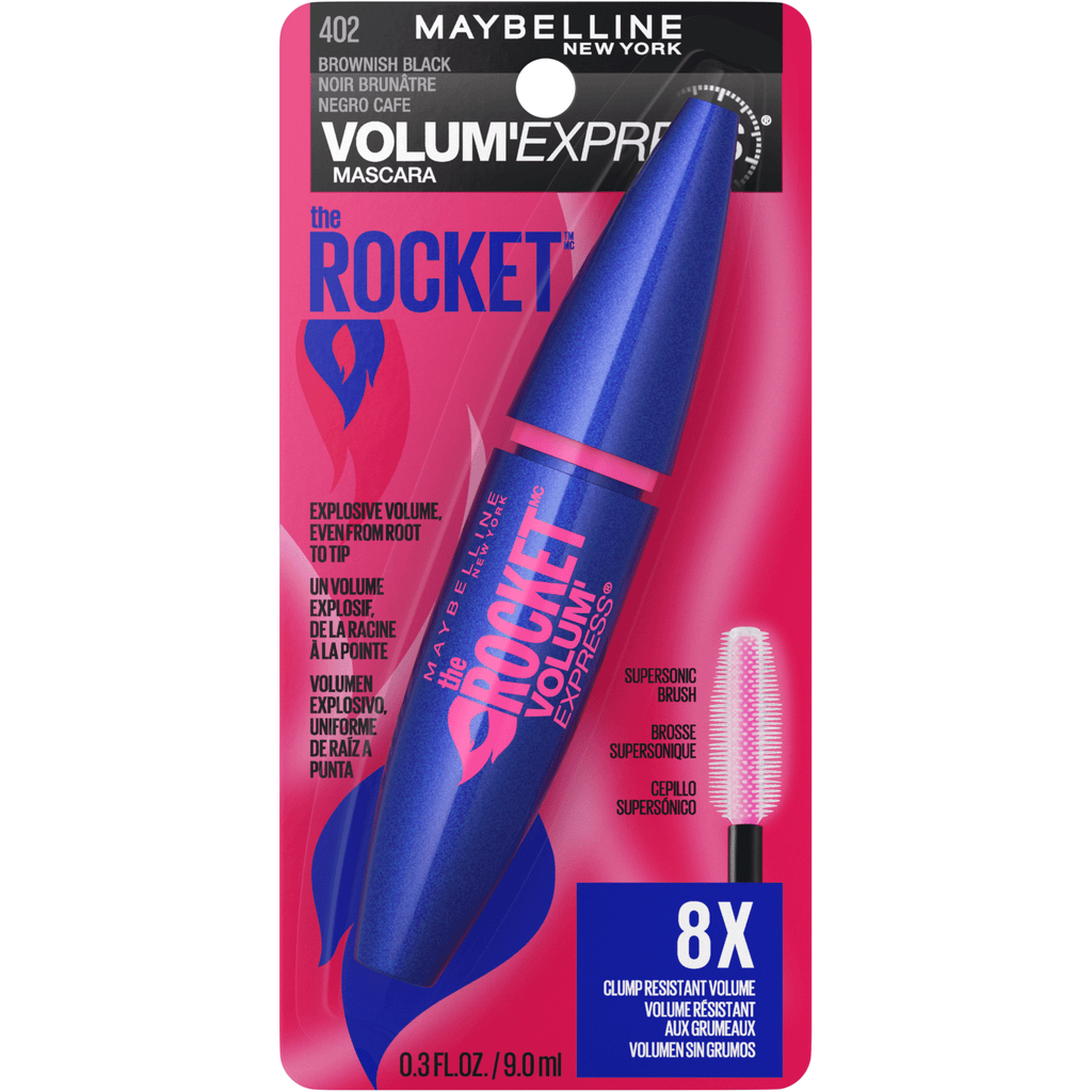 Maybelline Volum' Express the Rocket Washable Volumizing Mascara, Brownish Black