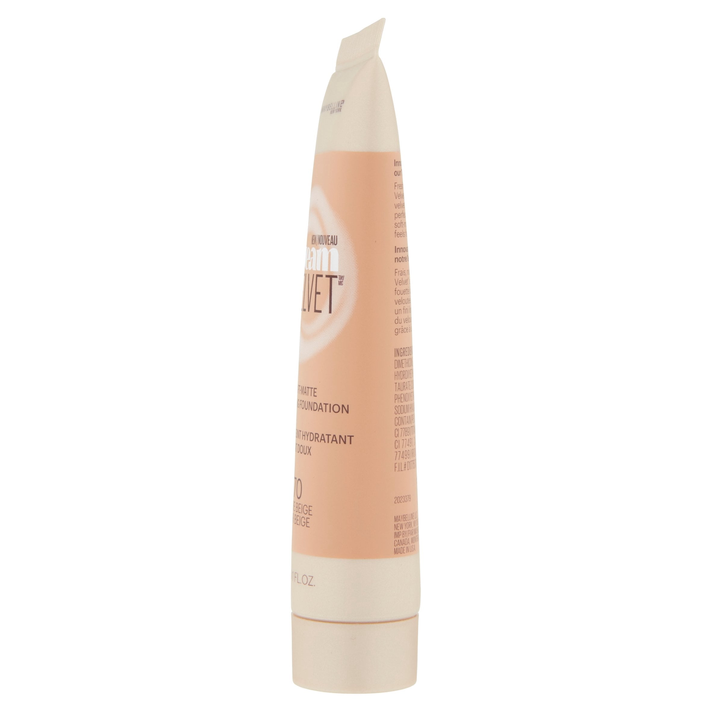 Maybelline Dream Velvet Soft-Matte Hydrating Foundation