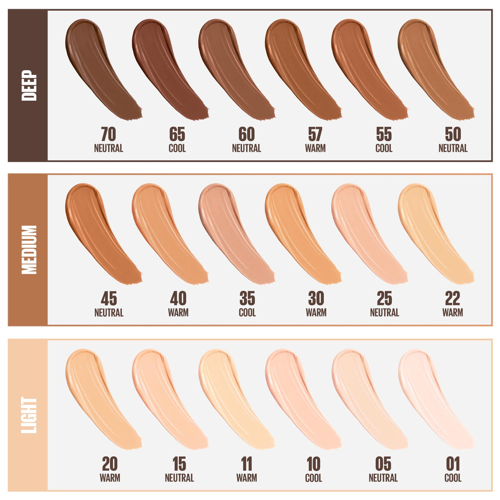 Maybelline Fit Me Liquid Concealer Makeup, Natural Coverage, Oil-Free, Sand, 0.23 fl. oz.