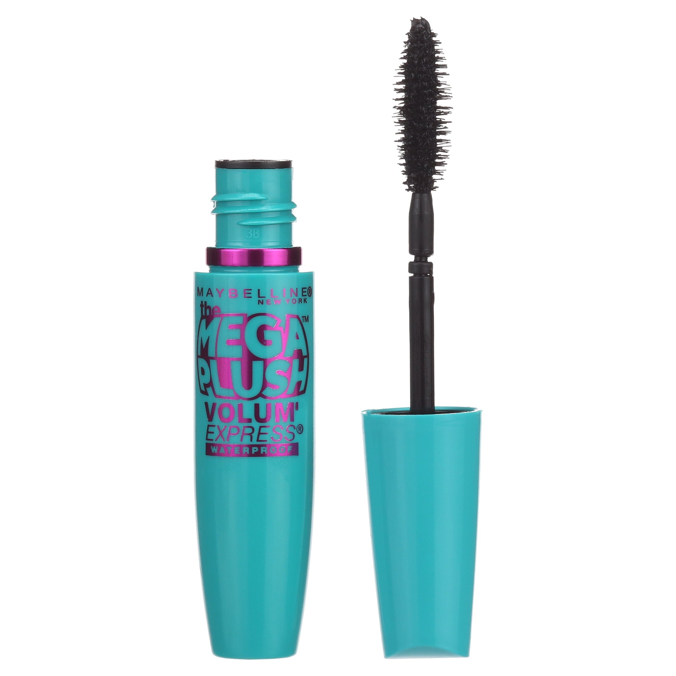 Maybelline Volum' Express The Mega Plush Waterproof Mascara, Very Black, 0.3 fl. oz.