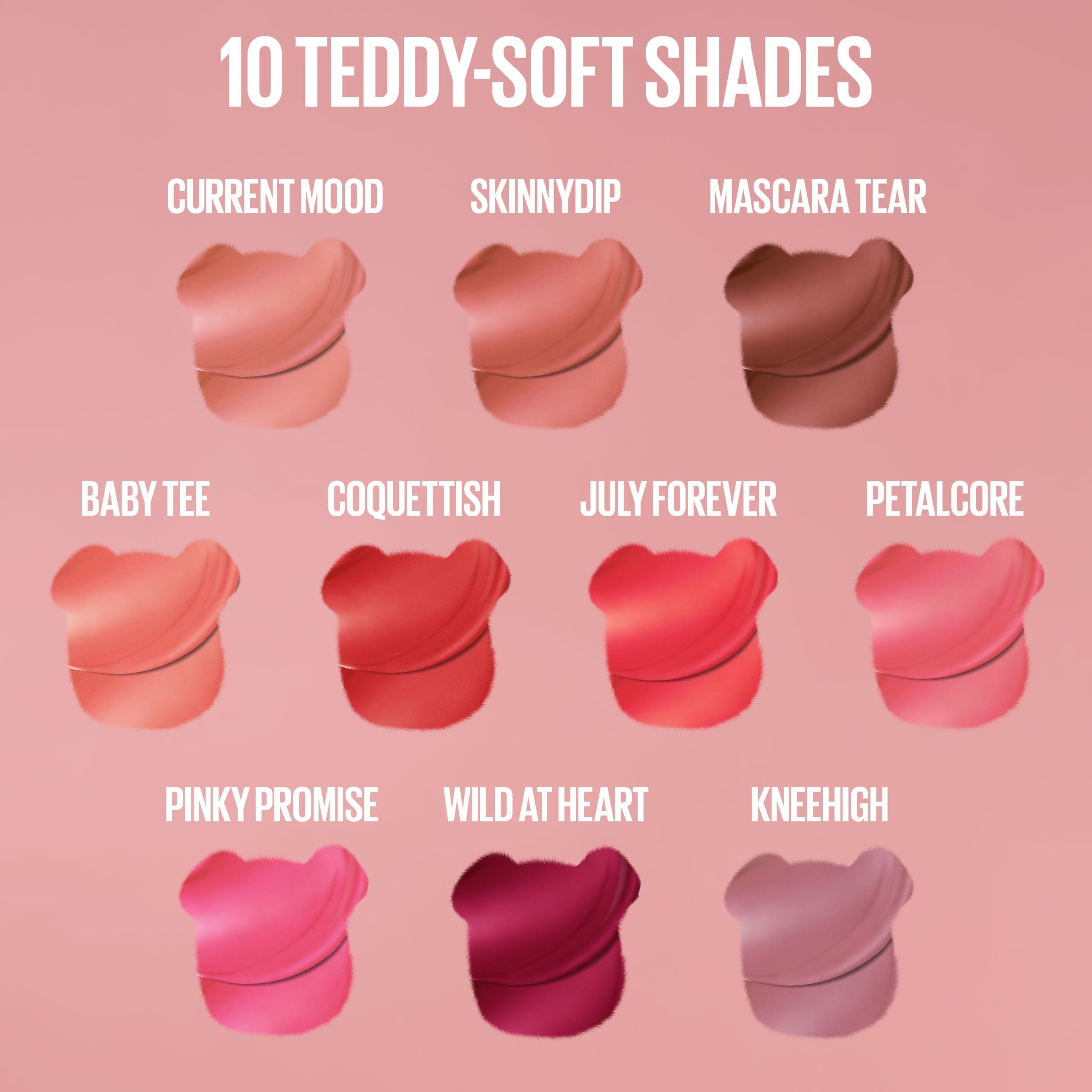 Maybelline Super Stay Teddy Tint, Long Lasting Matte Lip Stain, Wild At Heart, 0.17 fl oz